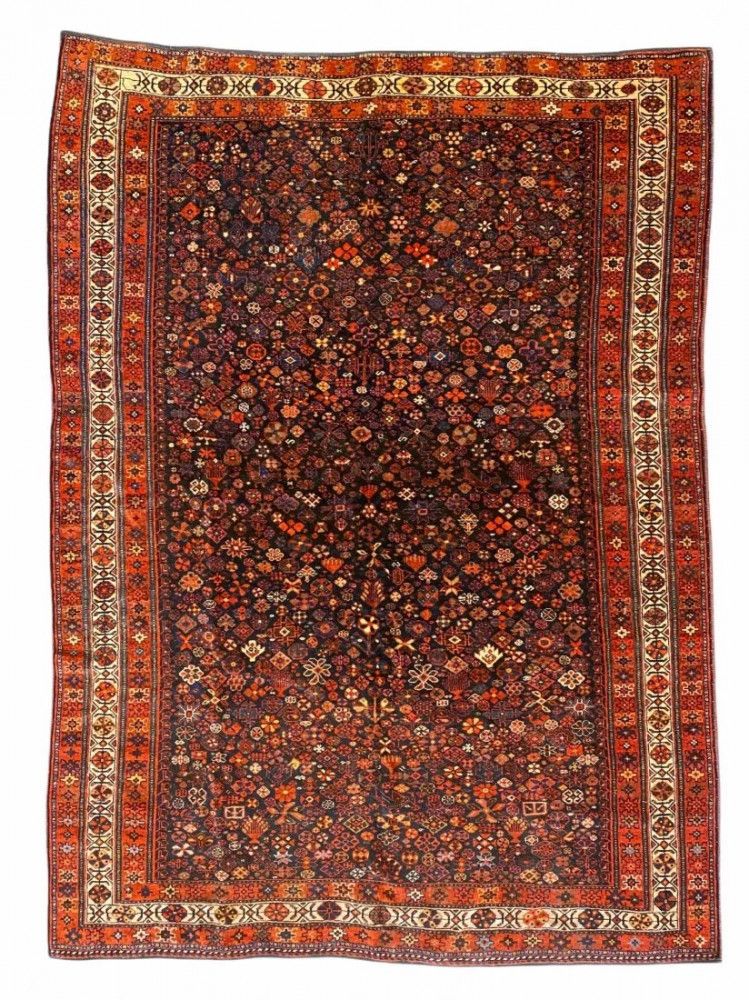 Antique Khamseh Rug