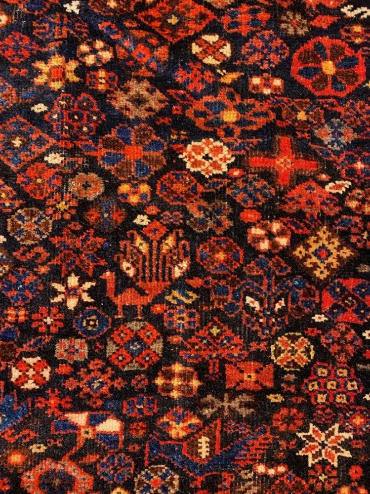 Antique Khamseh Rug