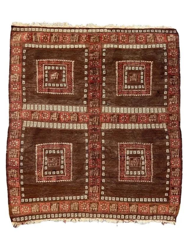 Antique Baluch Sofrah Kilim