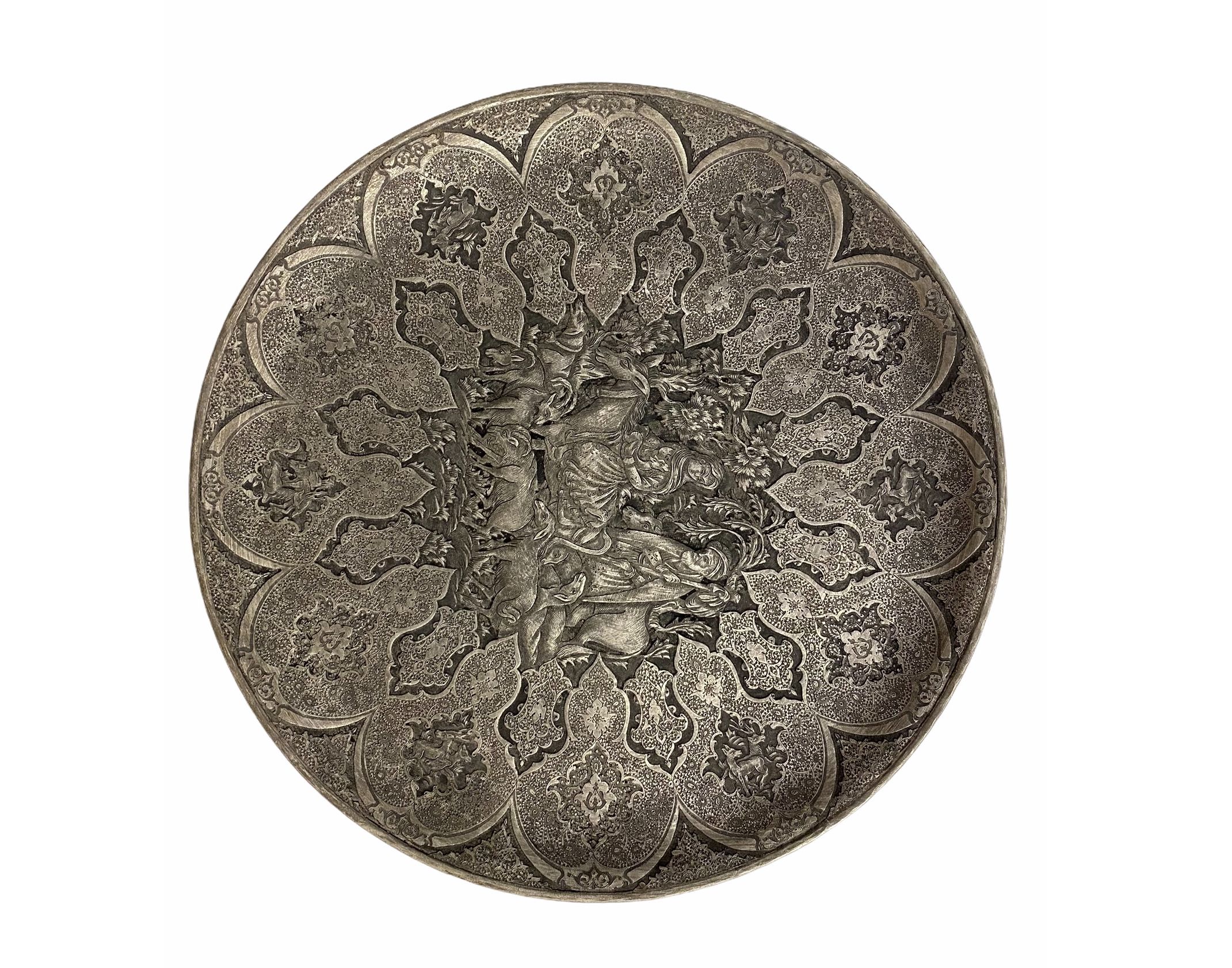 Hand chased Copper Tray