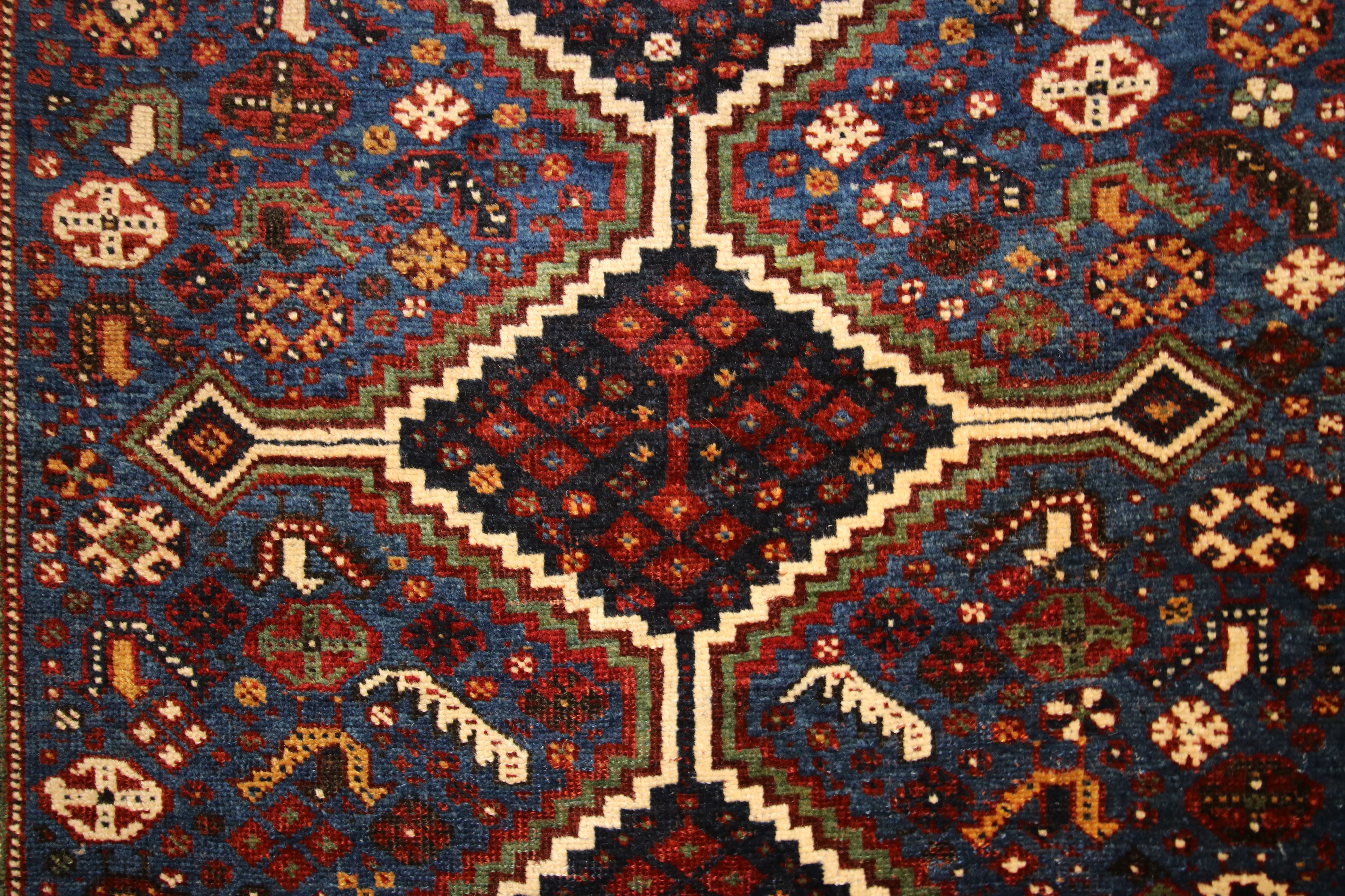 Antique Khamseh rug
