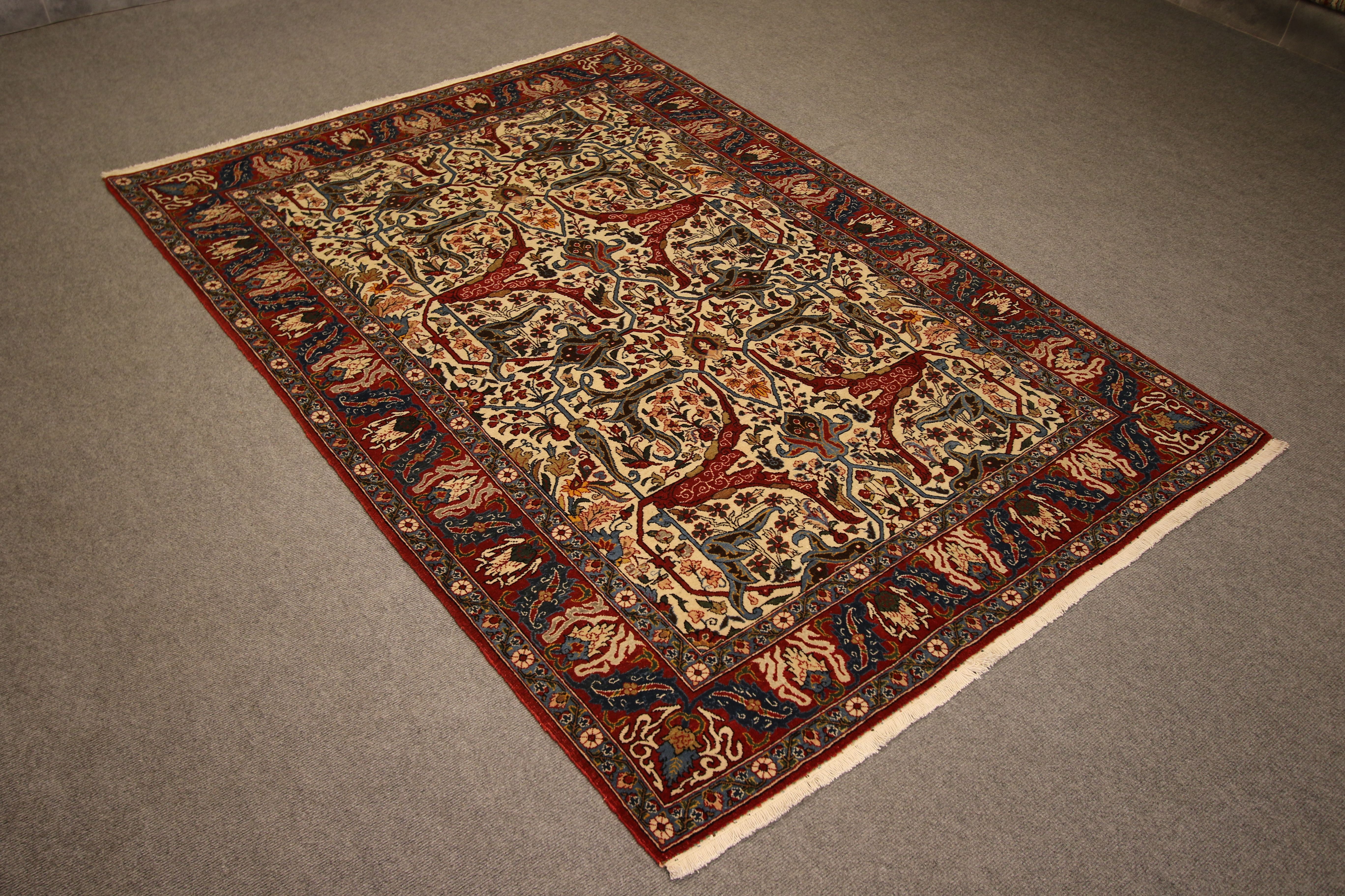 Antique Qum rug