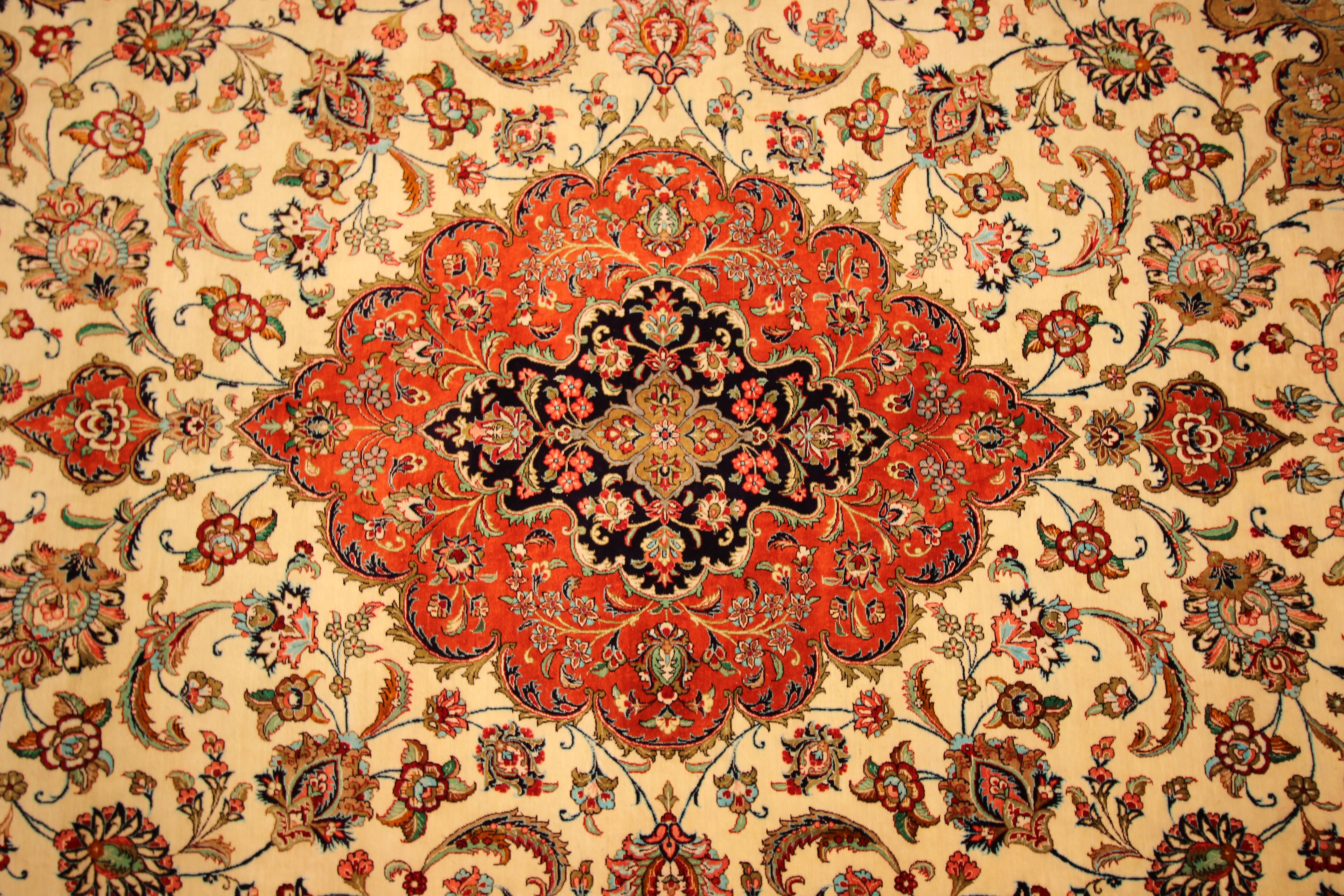 Silk Qum rug