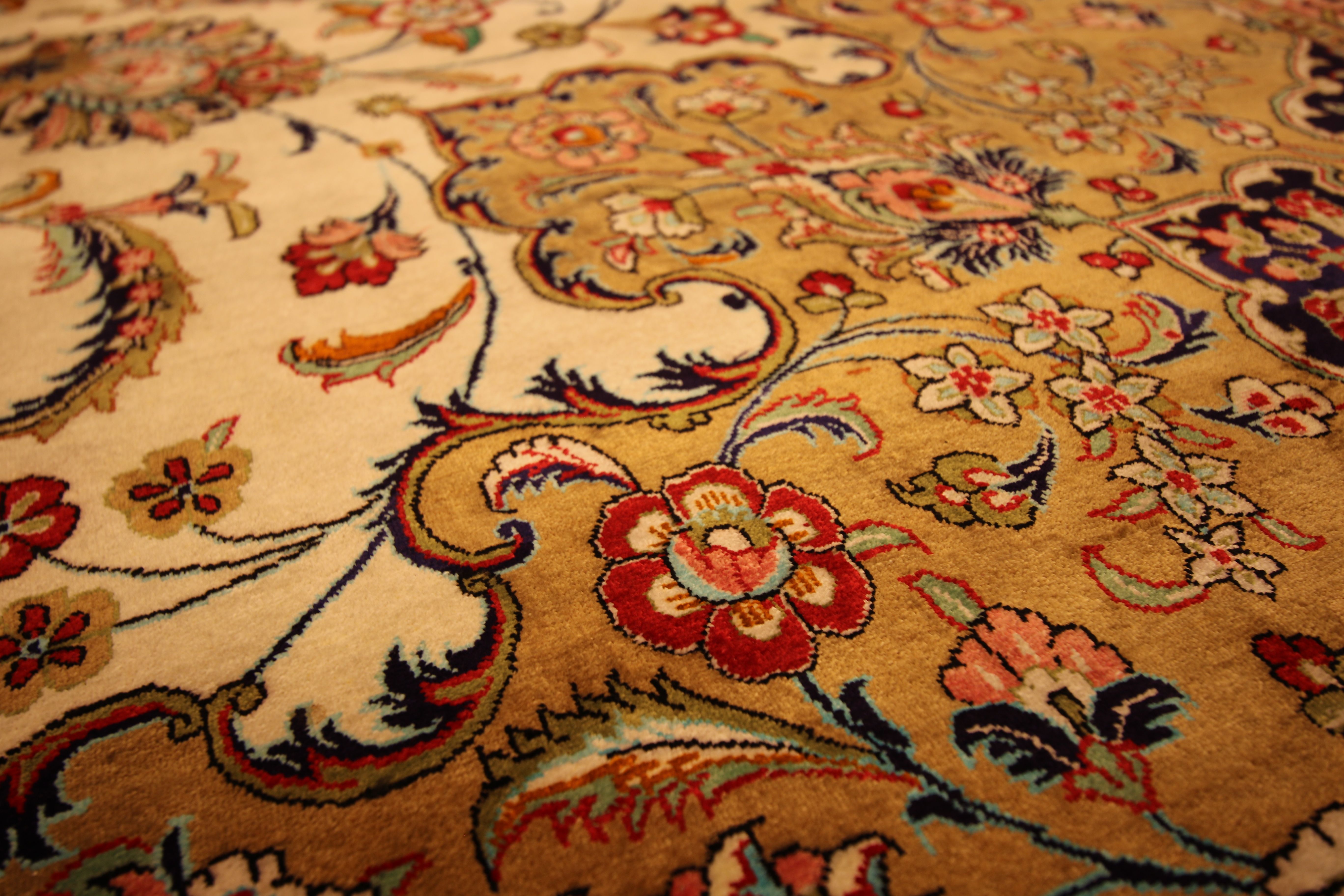 Silk Qum rug