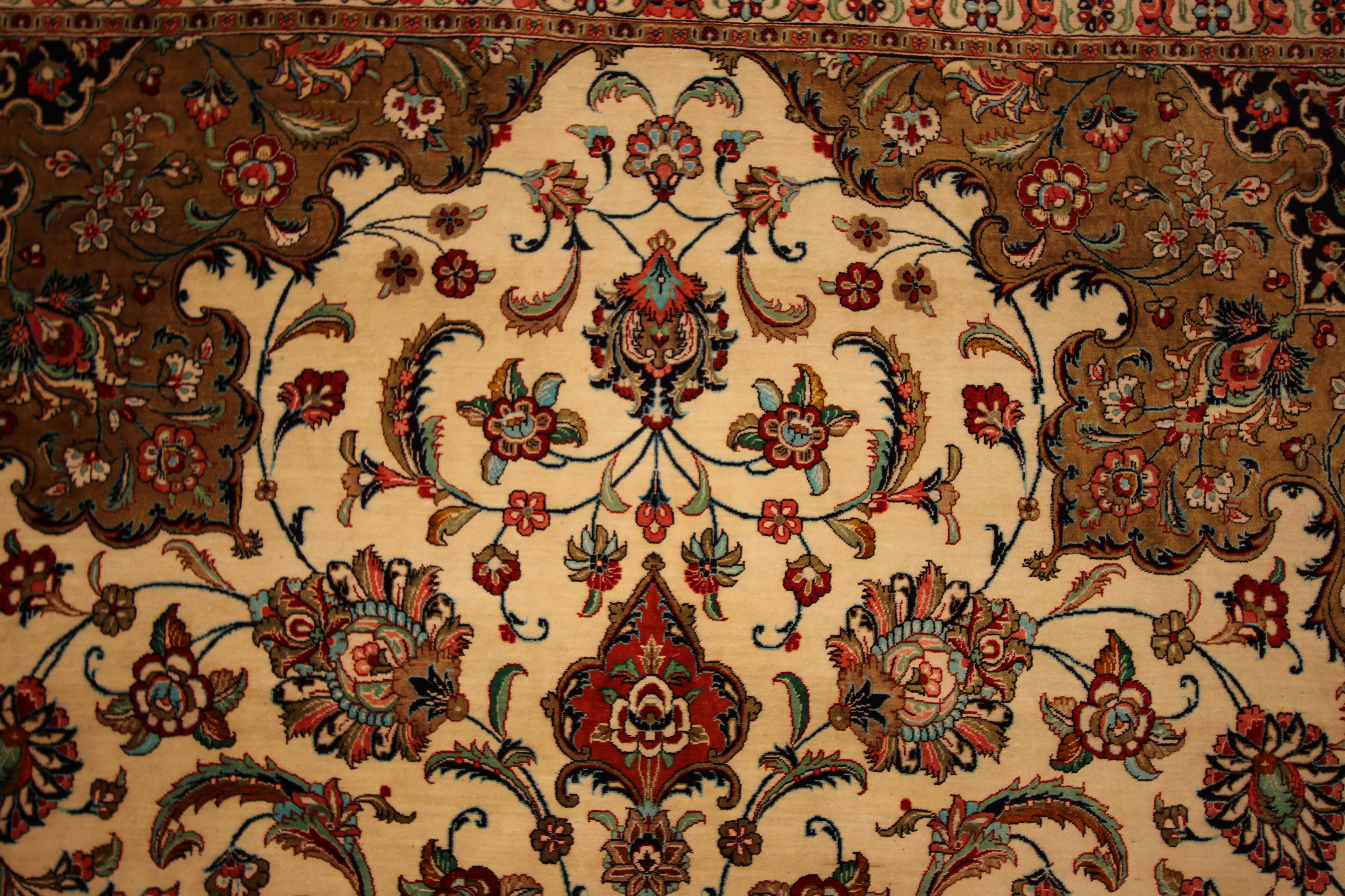 Silk Qum rug