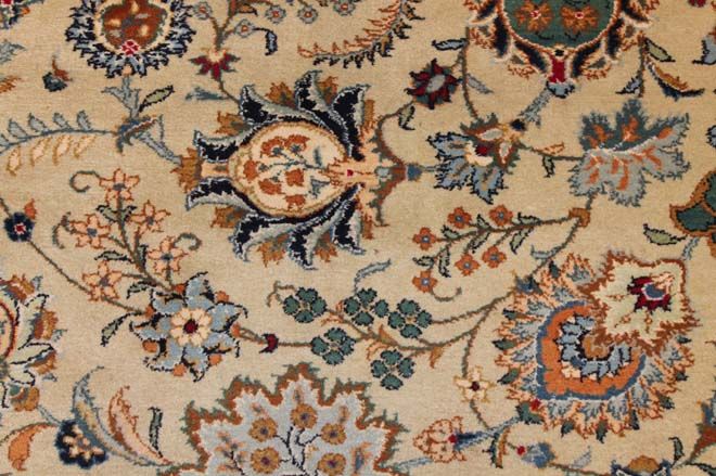 Antique Kashan carpet