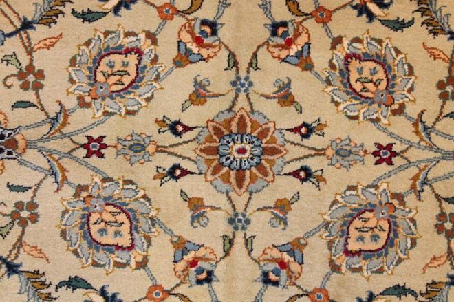 Antique Kashan carpet