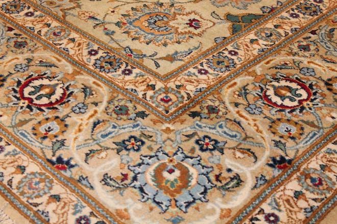 Antique Kashan carpet