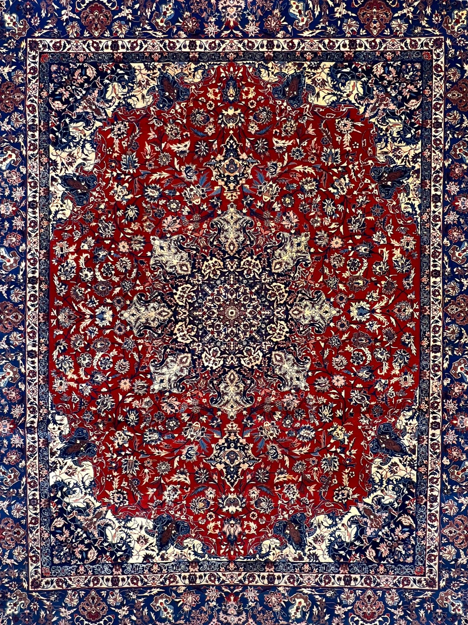 Antique Isfahan Carpet