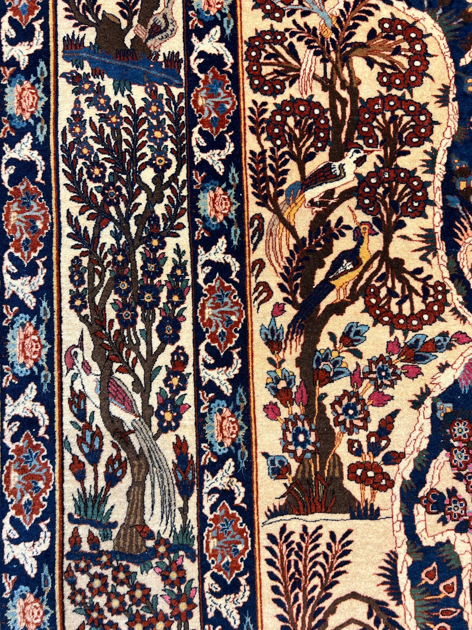 Antique Isfahan Rug