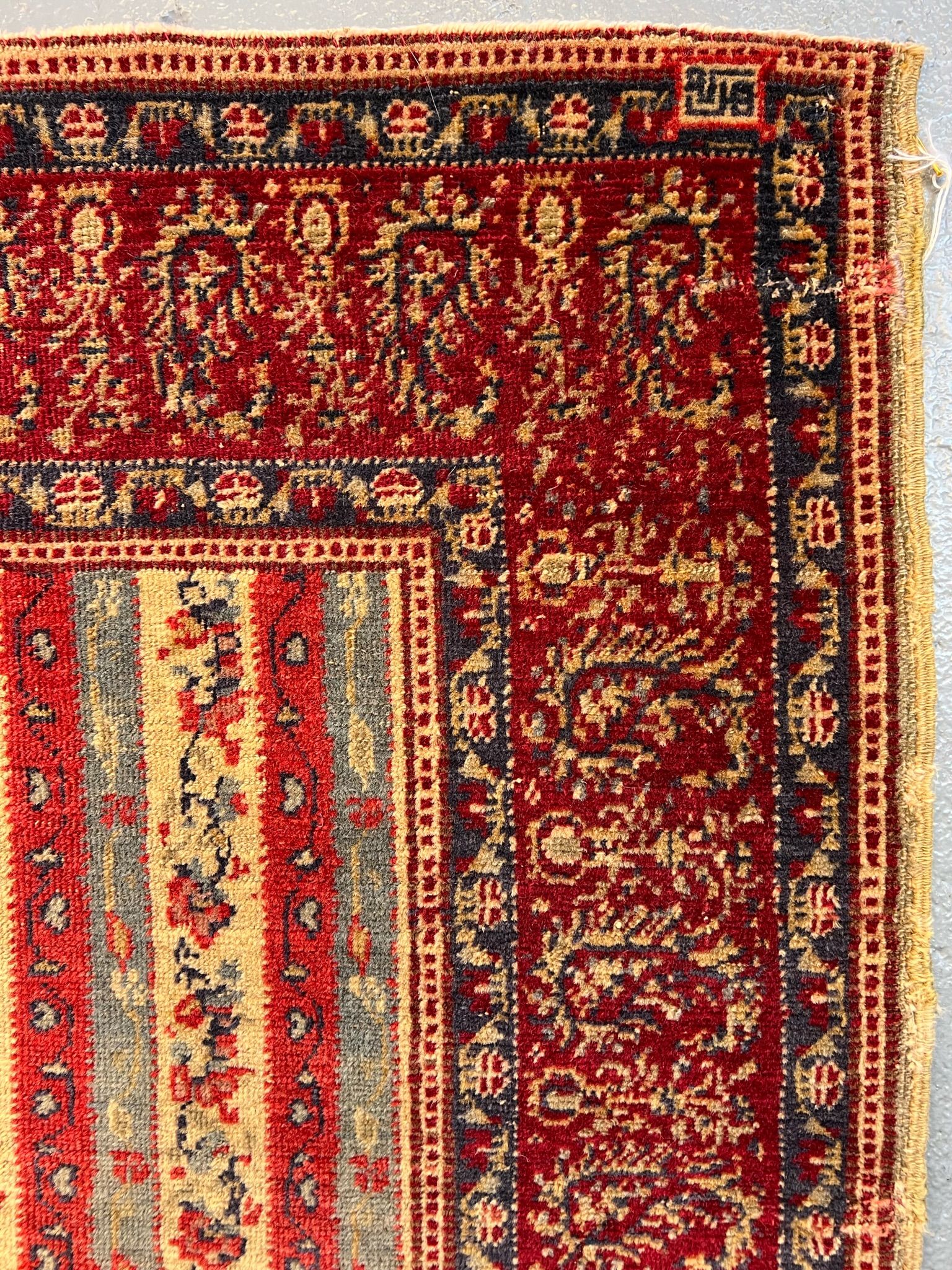 Antique Turkish Ottoman Hereke Rug