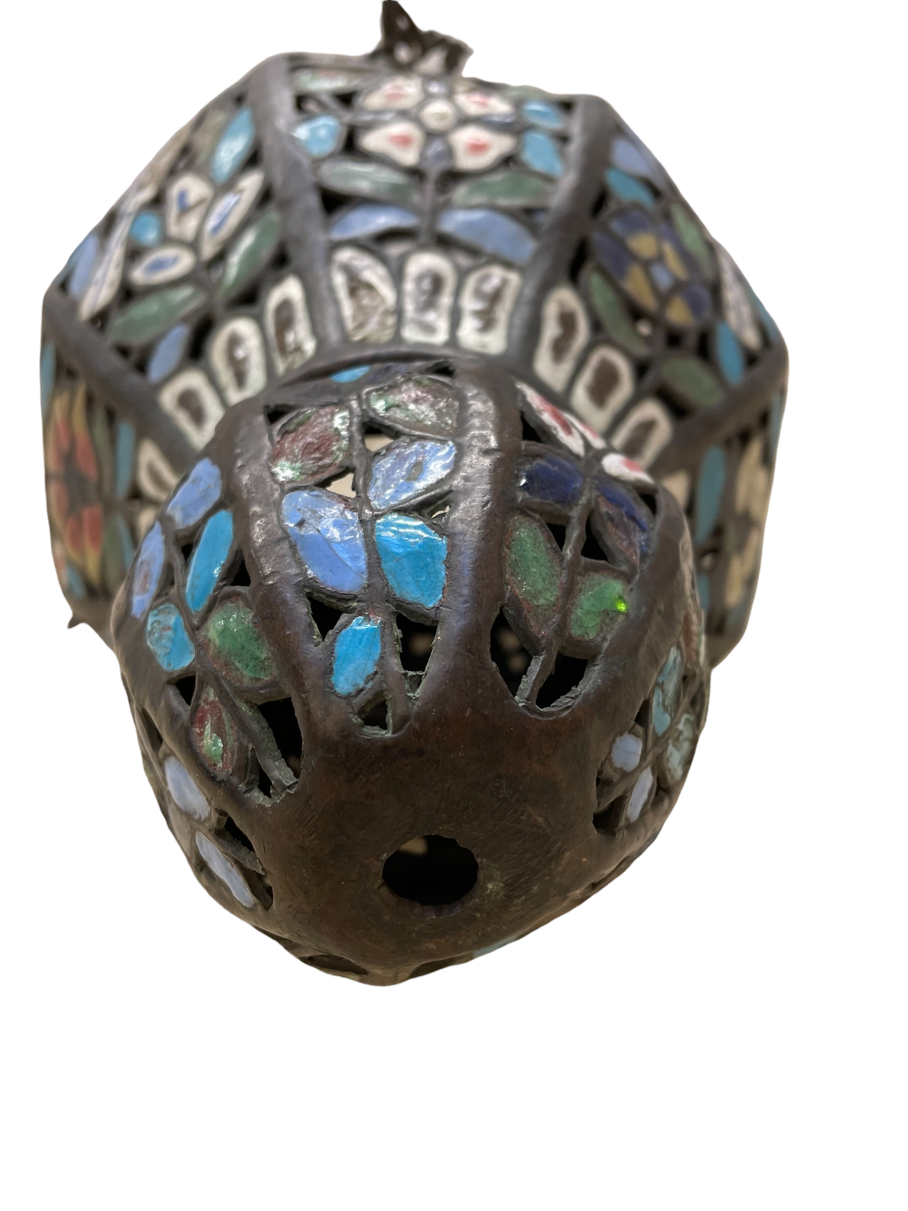 Enamel Damascene Lamp 