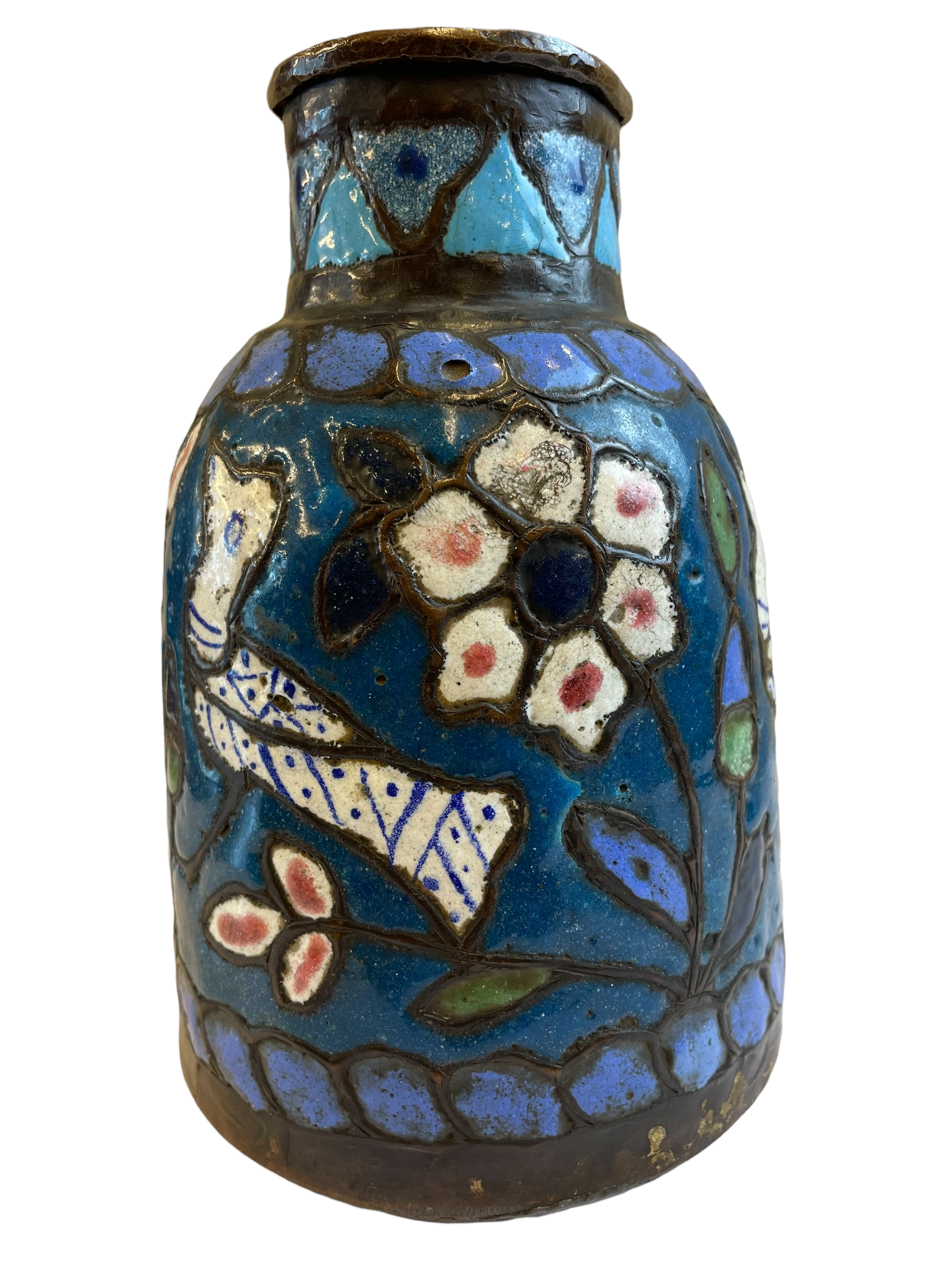 Antique Damascene Milk Jug