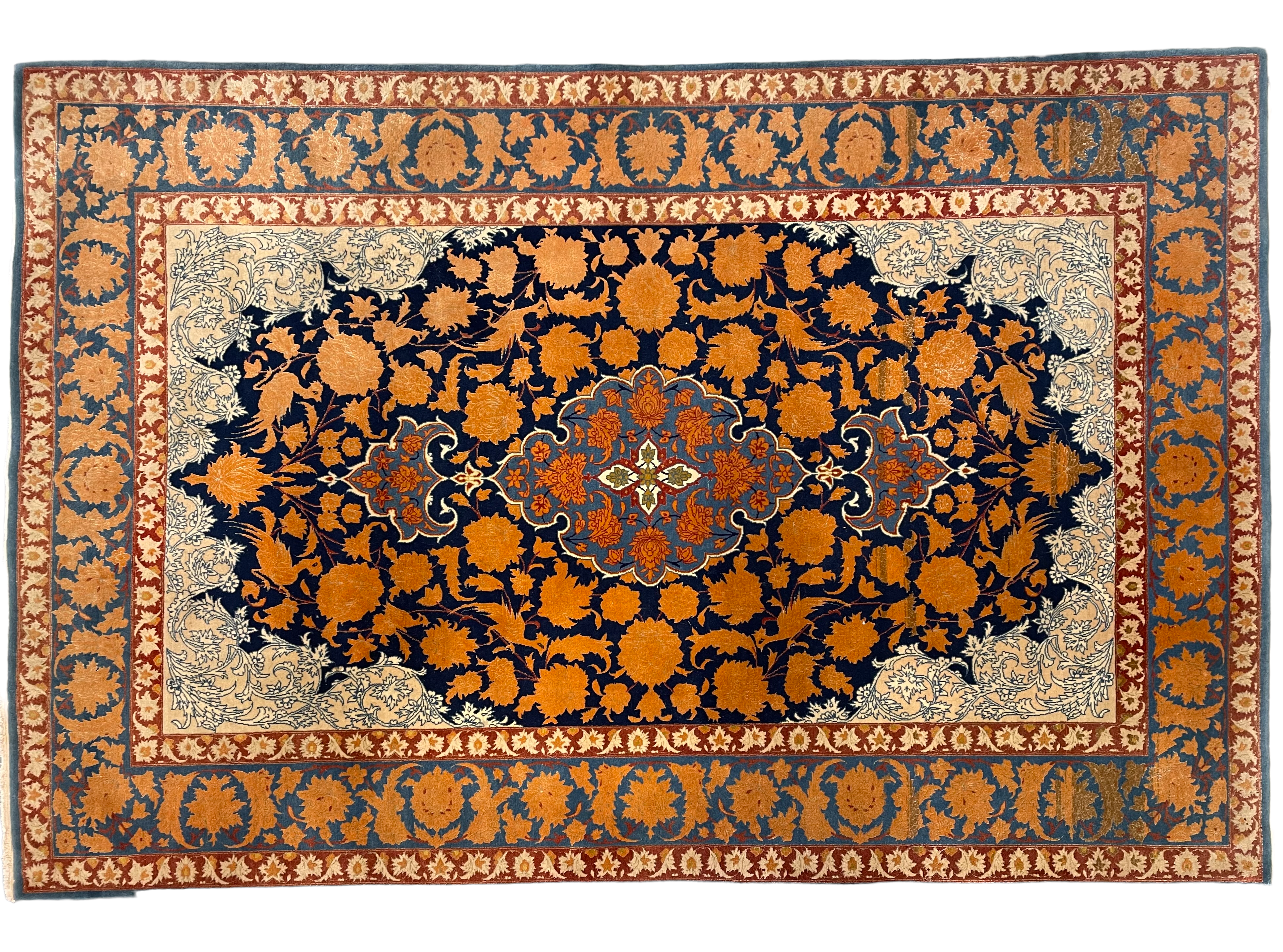 Antique Isfahan Rug