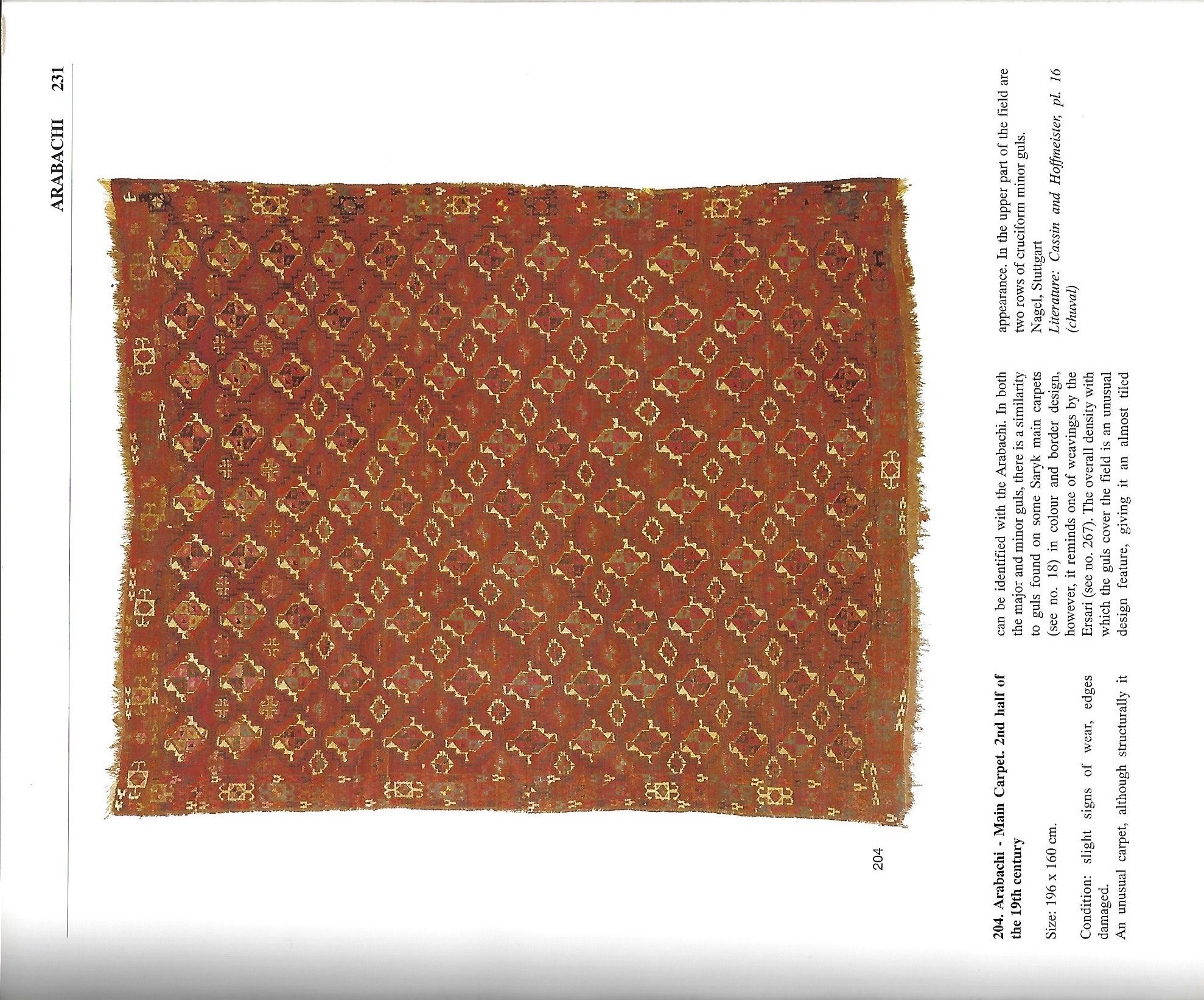 Antique Arabachi rug