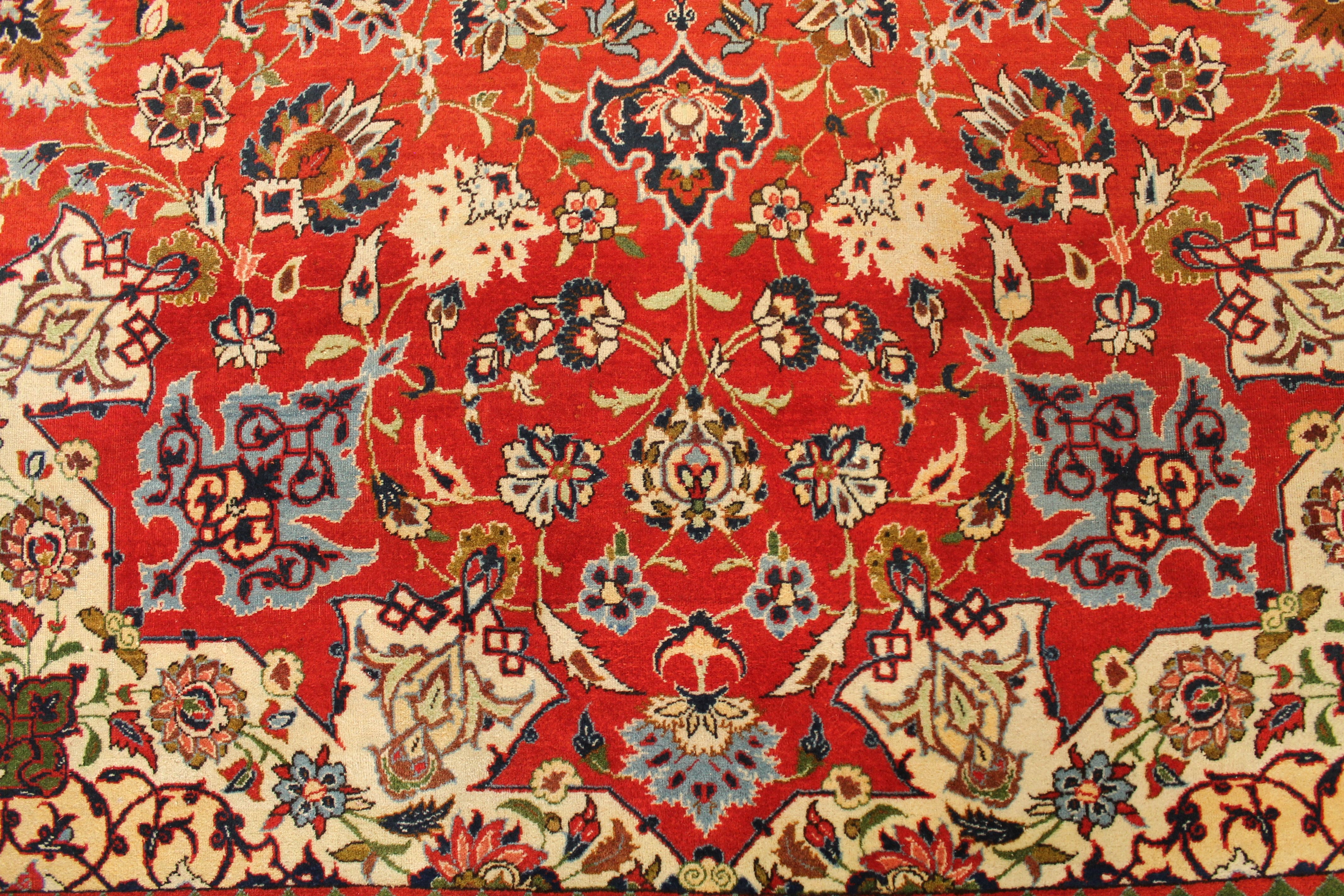 Antique Isfahan carpet