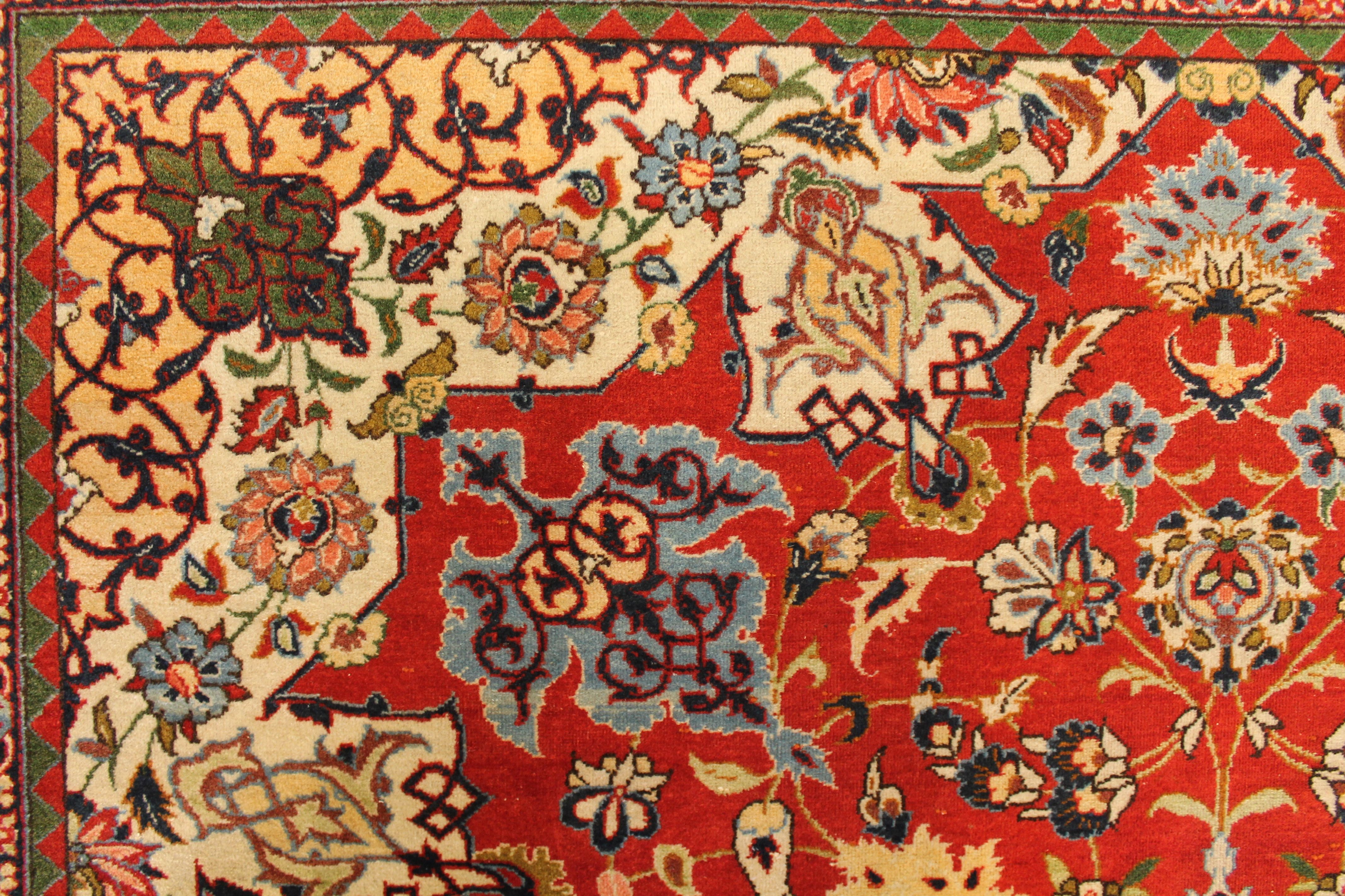 Antique Isfahan carpet