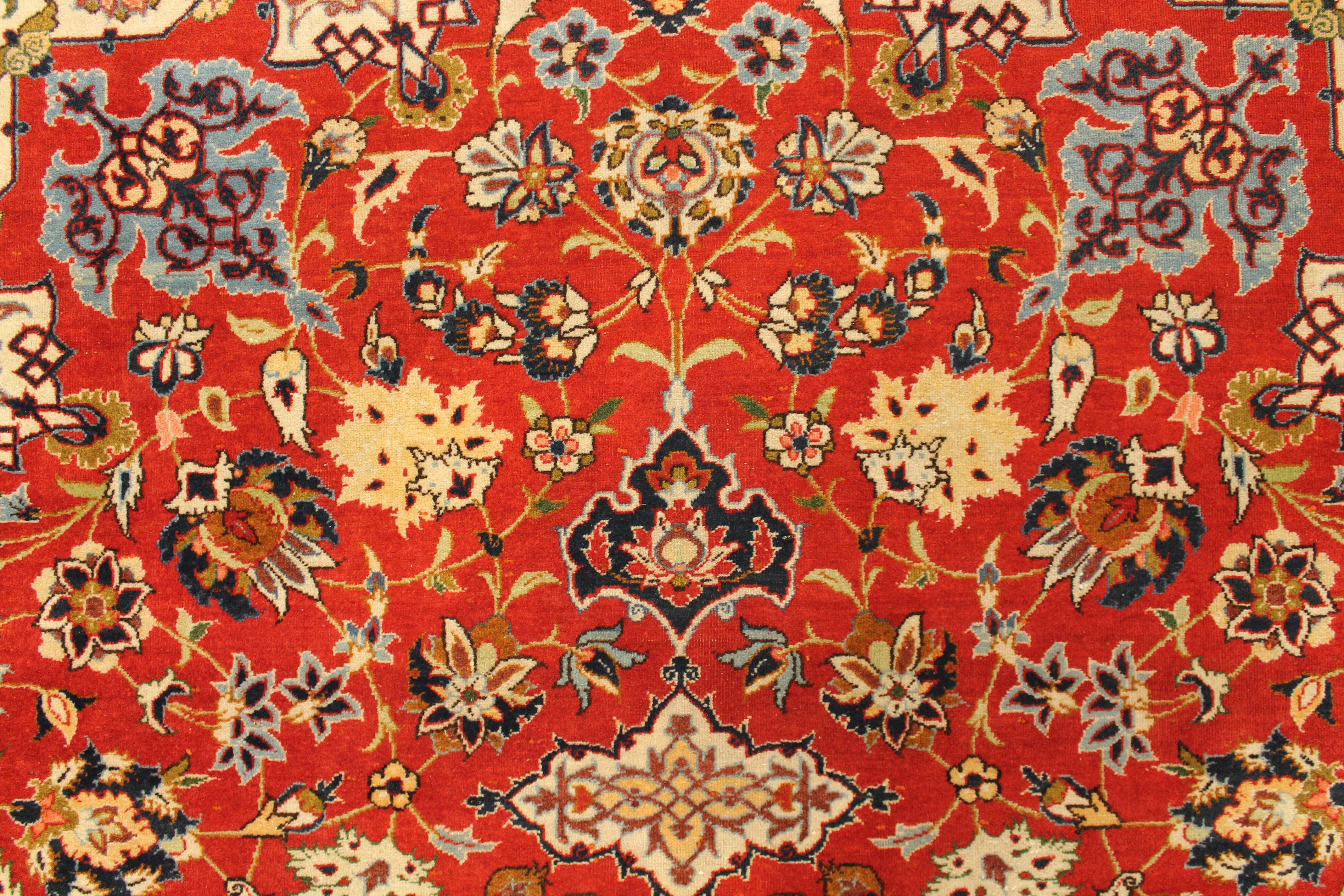 Antique Isfahan carpet
