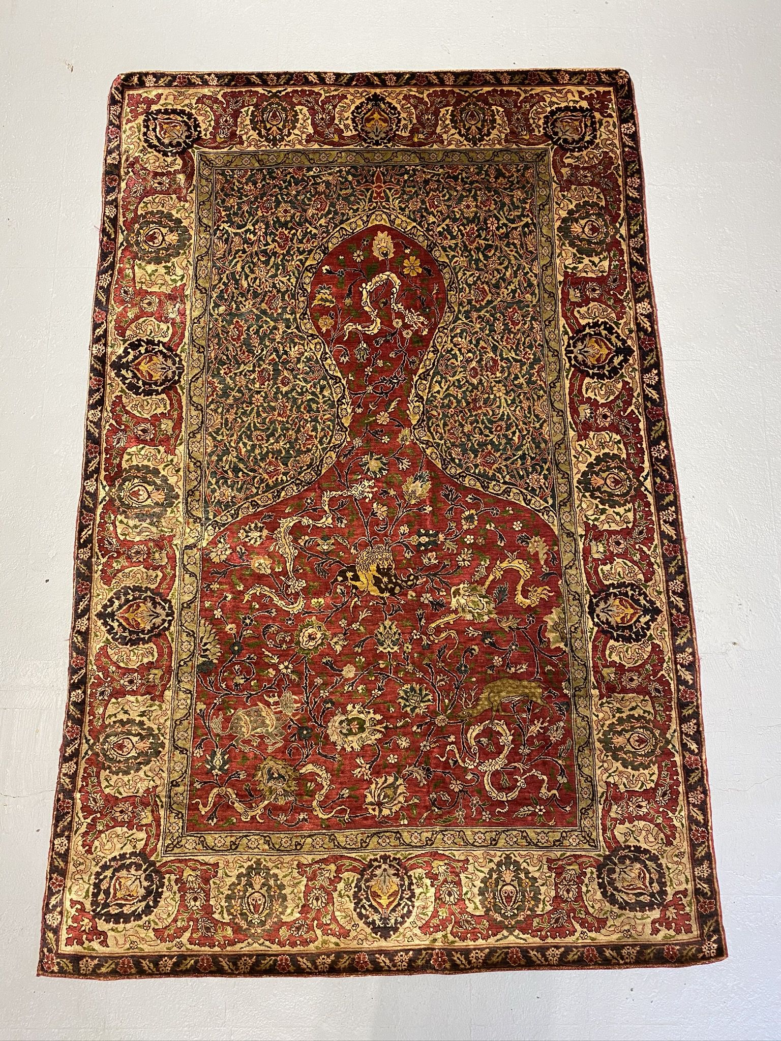 Toussounian Koum Kapi silk rug