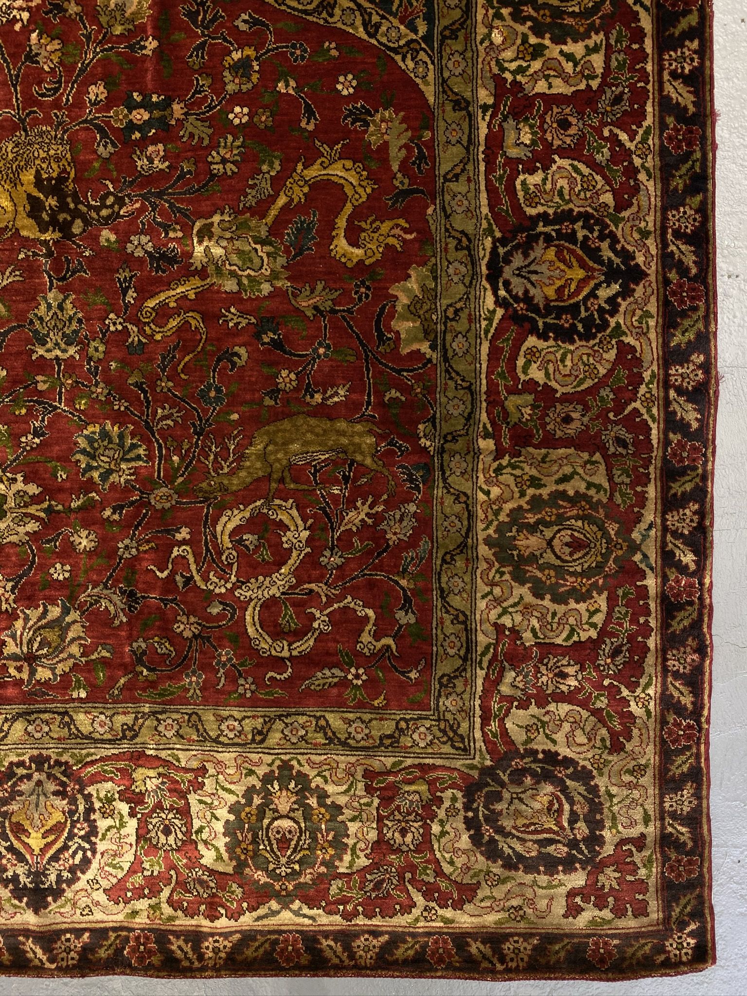 Toussounian Koum Kapi silk rug