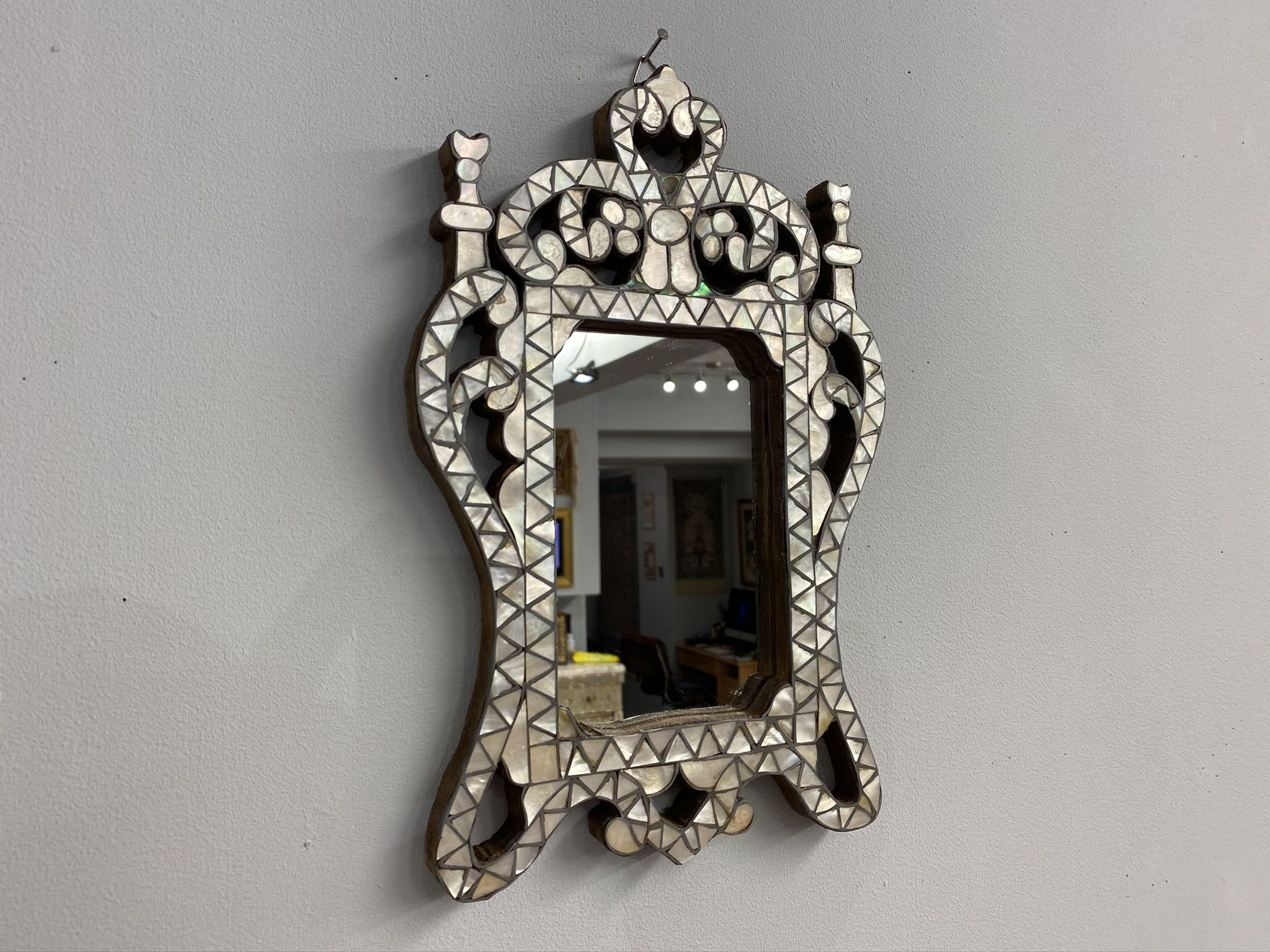 Syrian mother of pearl mirror