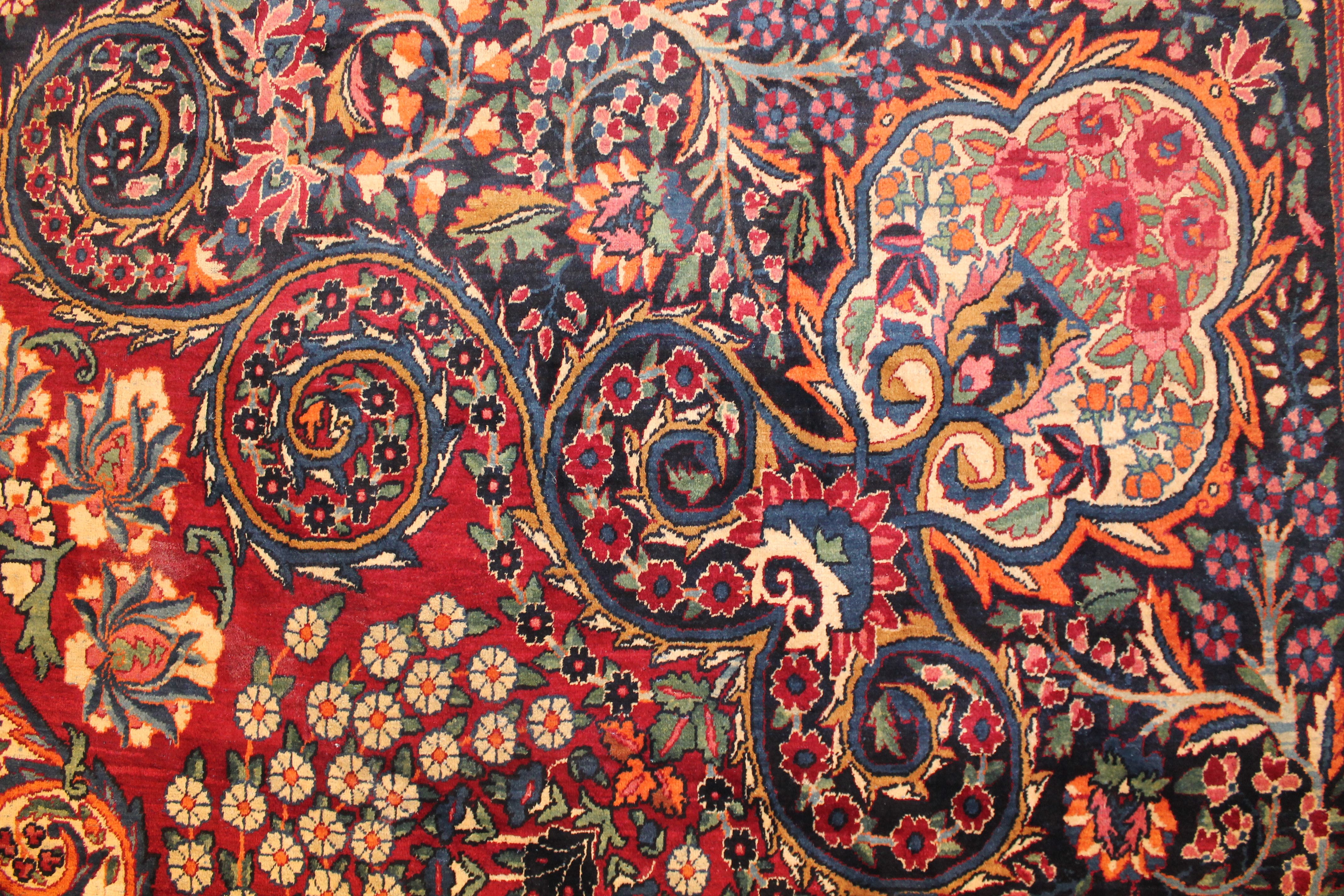 Antique Large Yazd Carpet