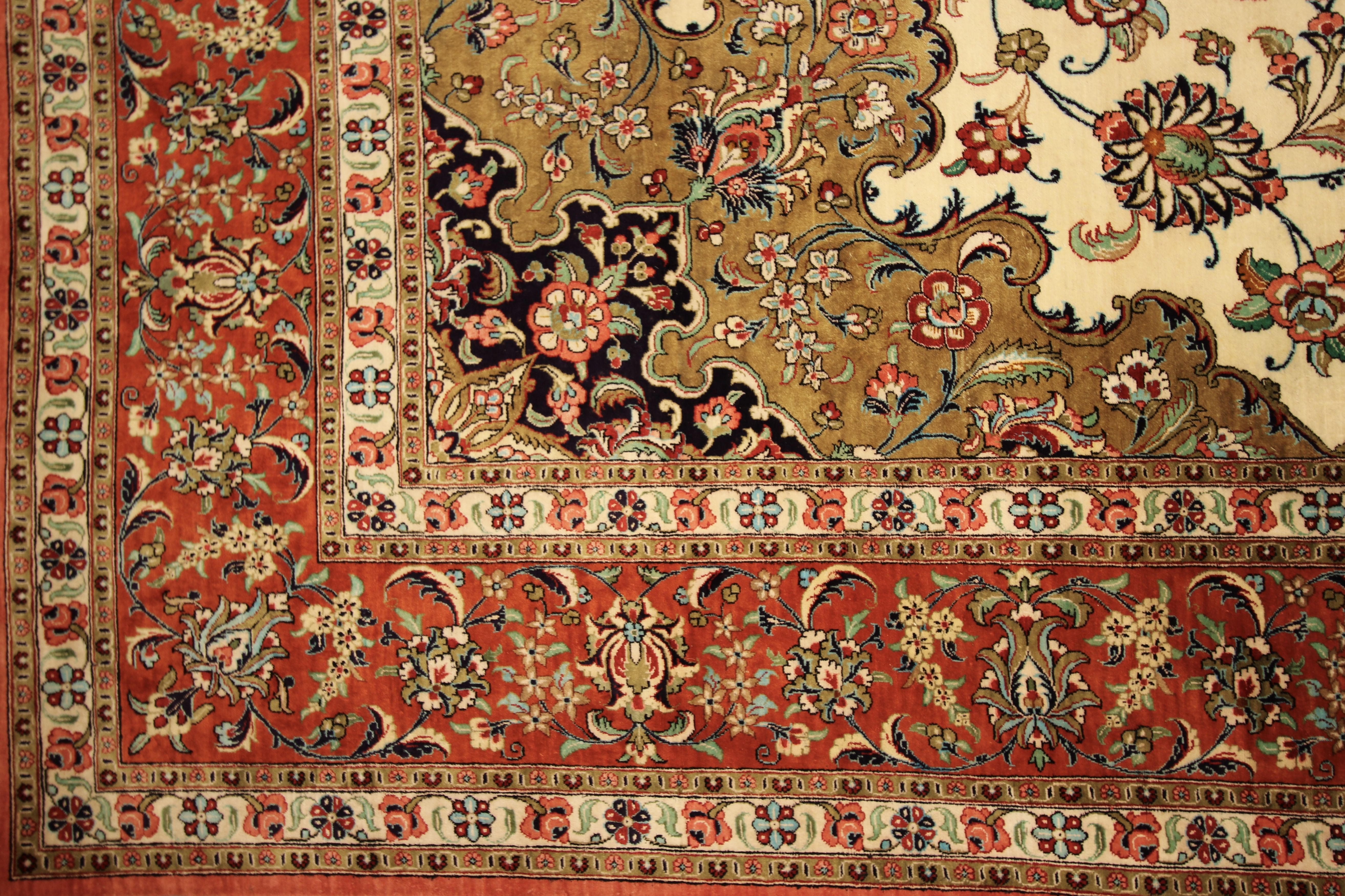 Silk Qum rug
