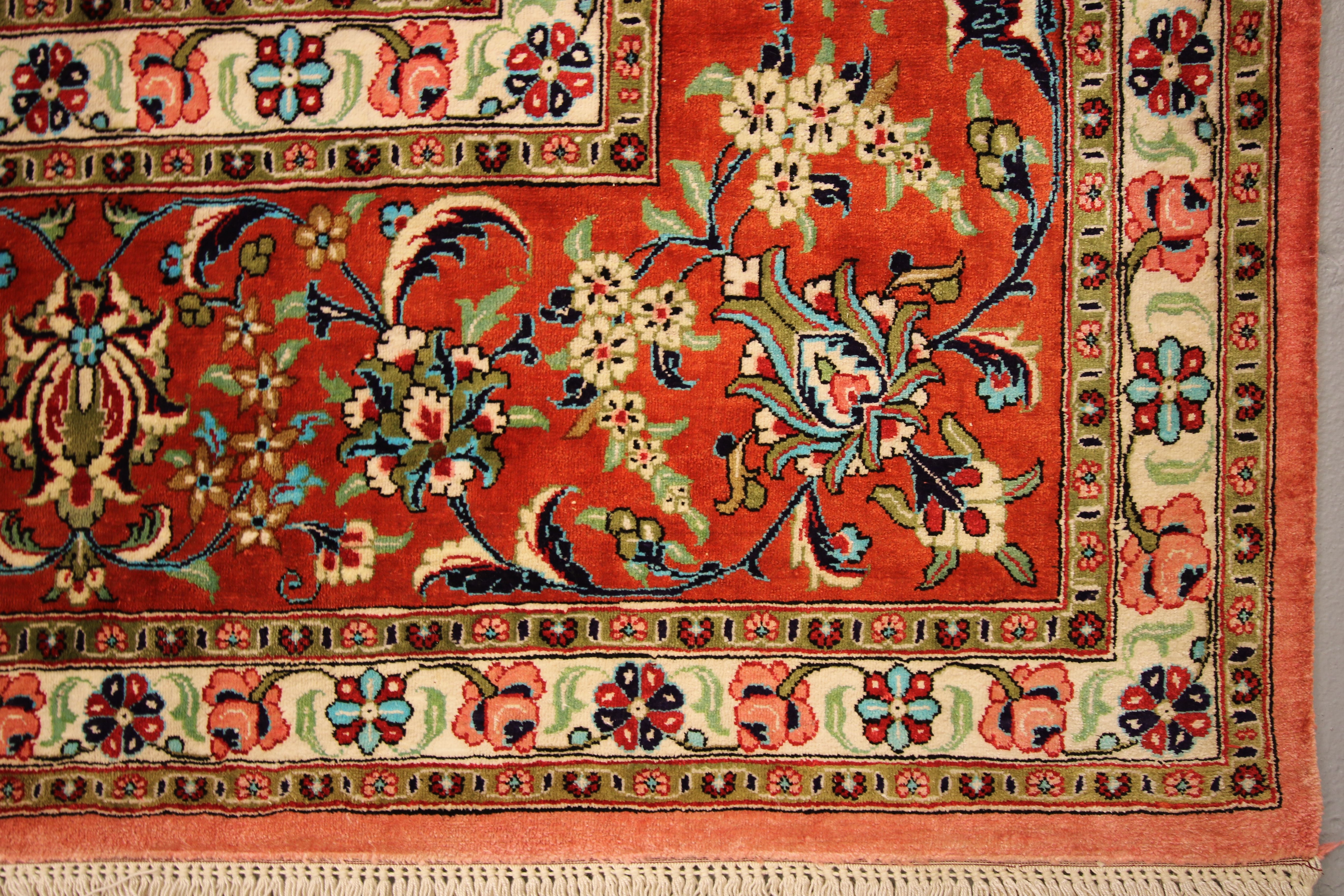 Silk Qum rug