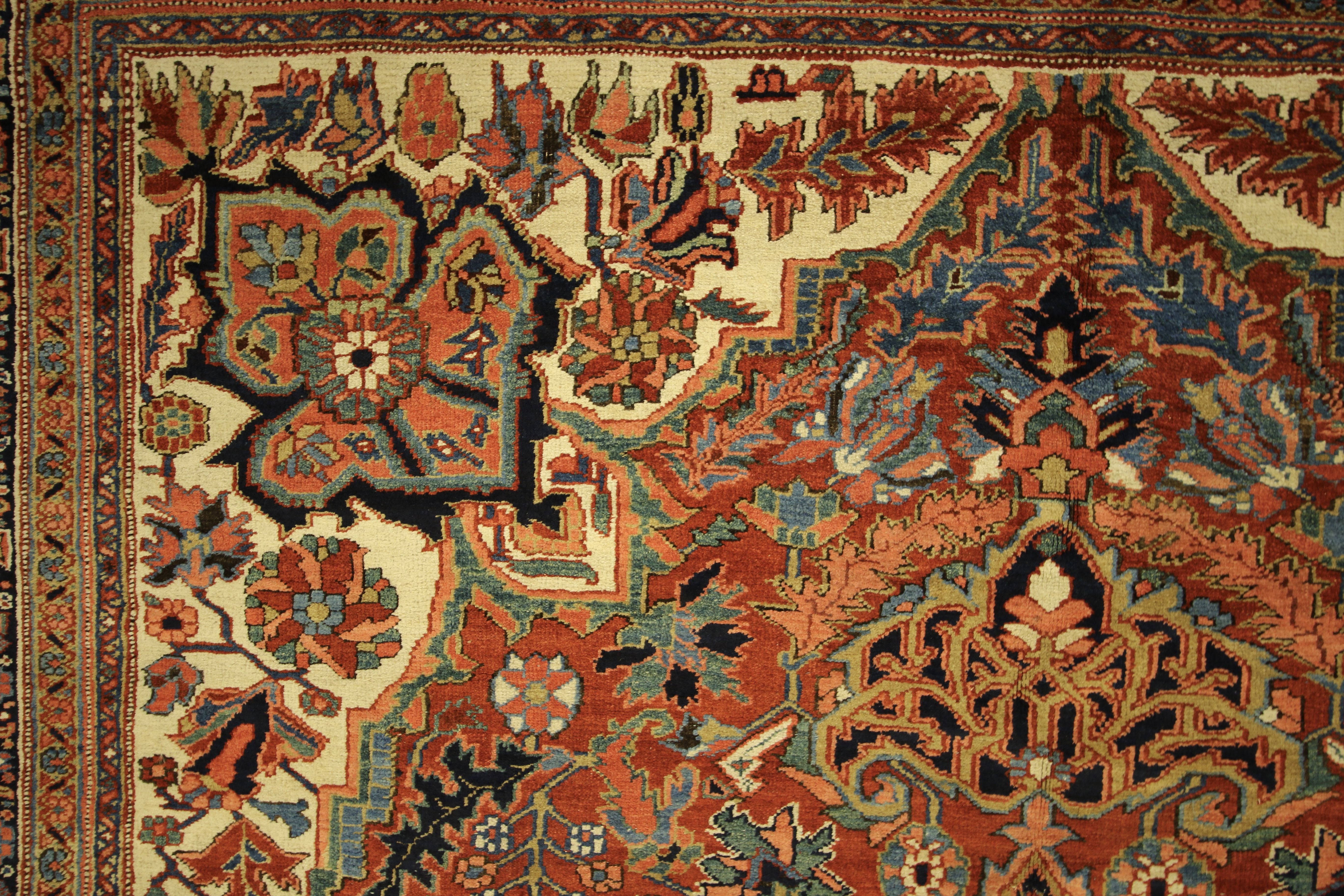 Antique Heriz carpet