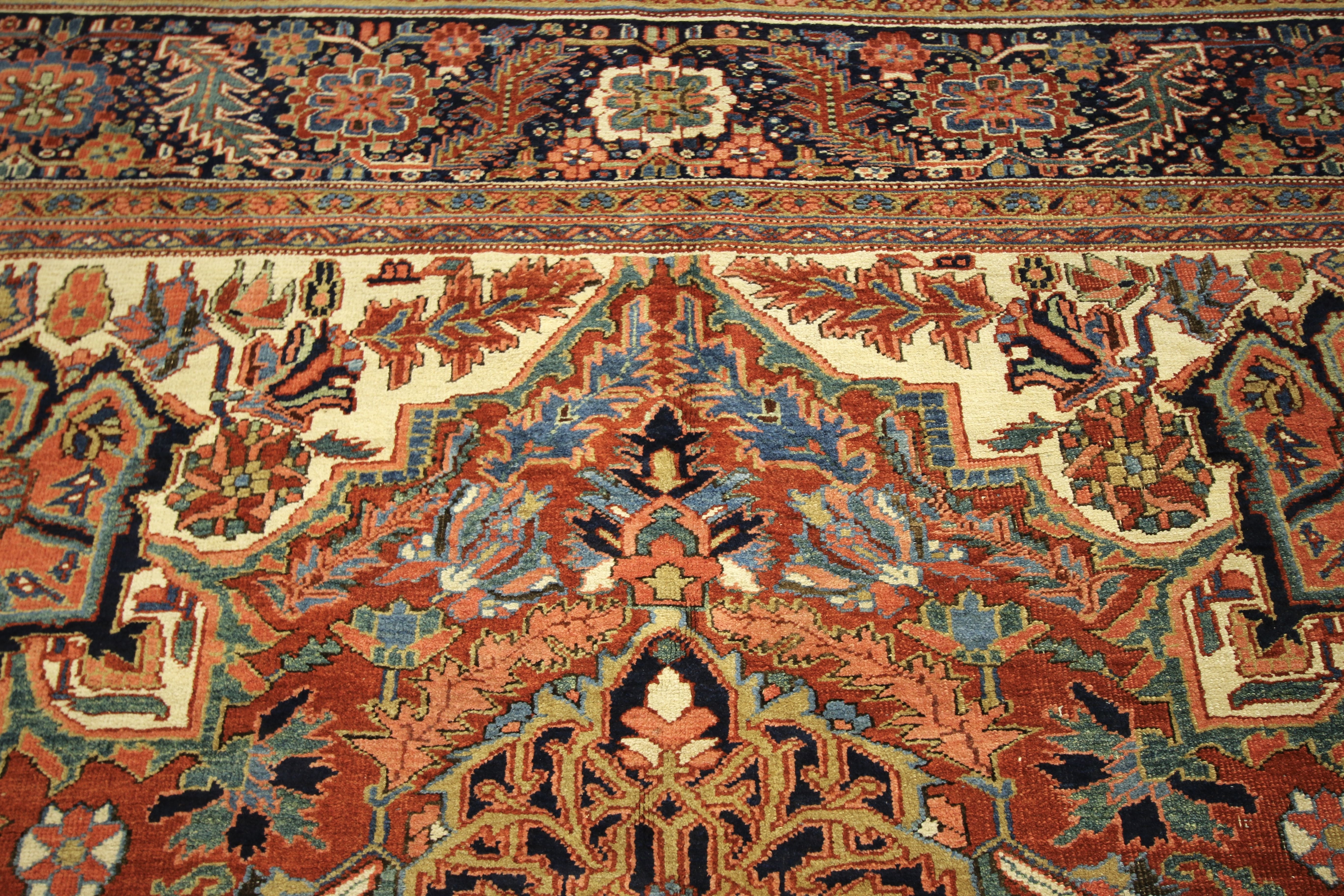 Antique Heriz carpet