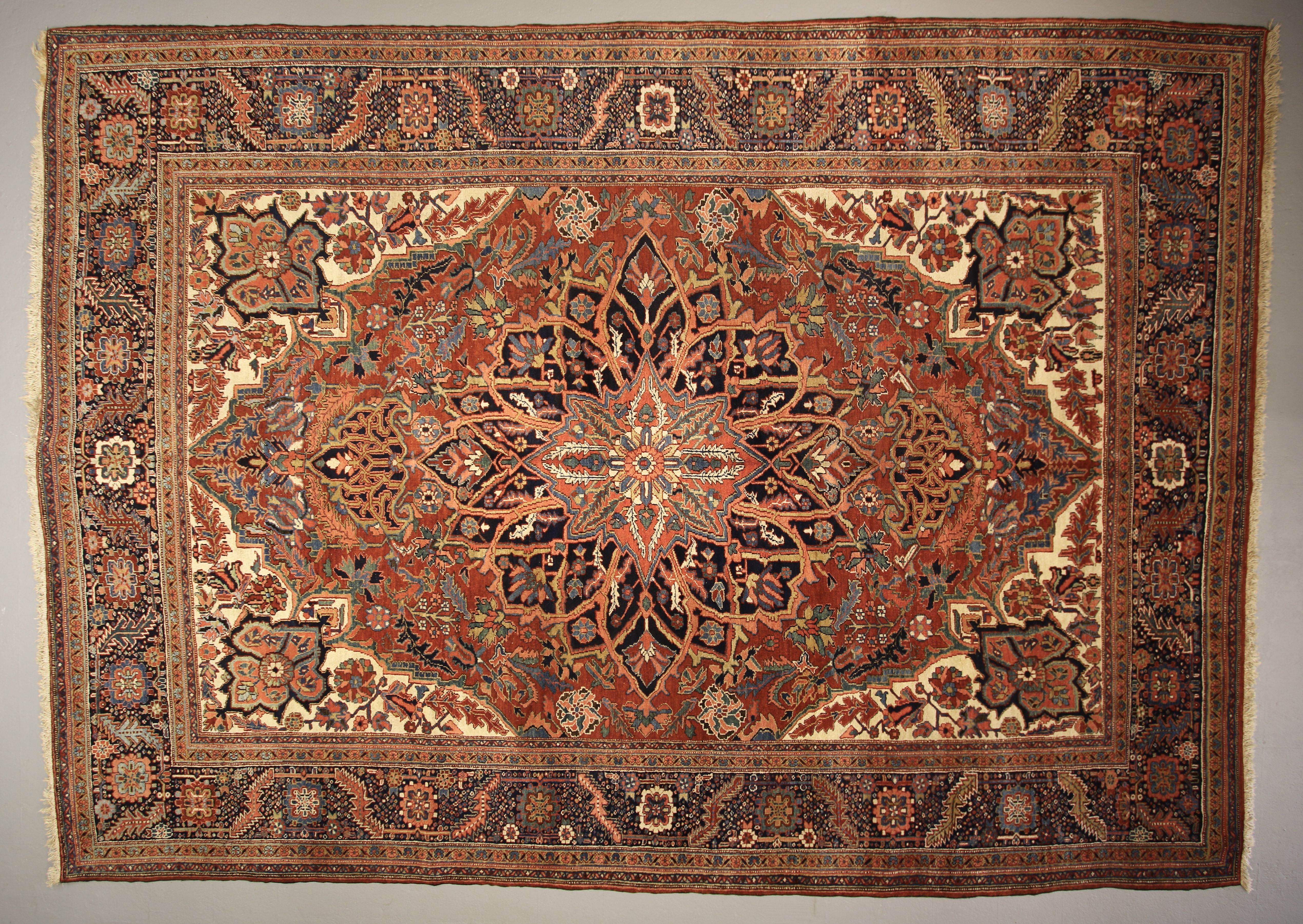 Antique Heriz carpet