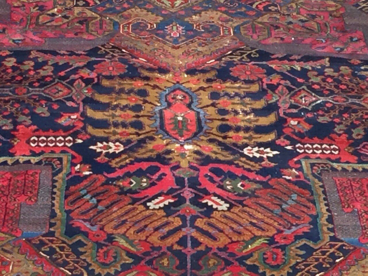 large antique Heriz carpet