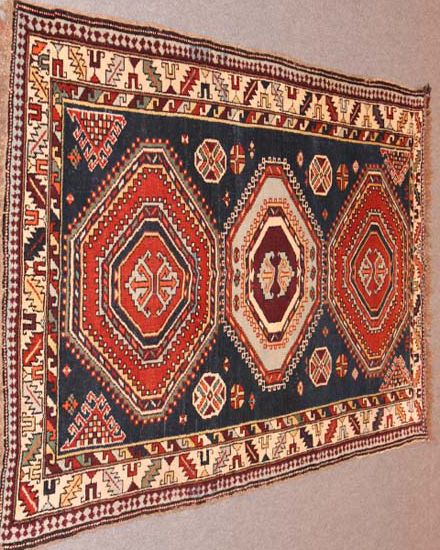 Antique Derband rug