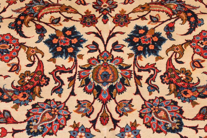 Antique Isfahan carpet