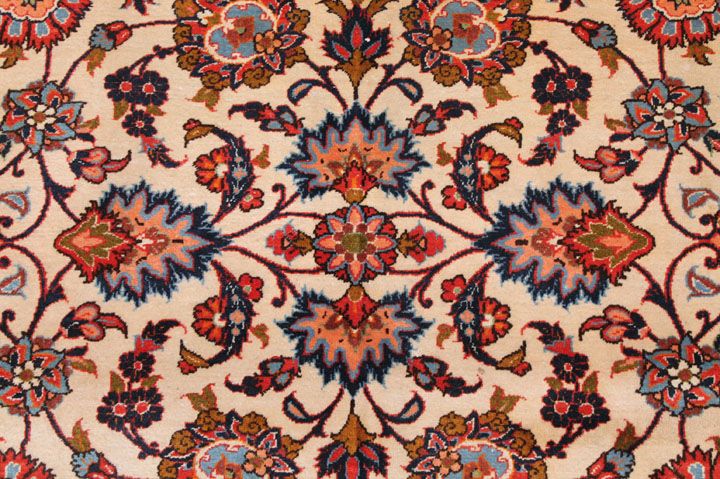 Antique Isfahan carpet