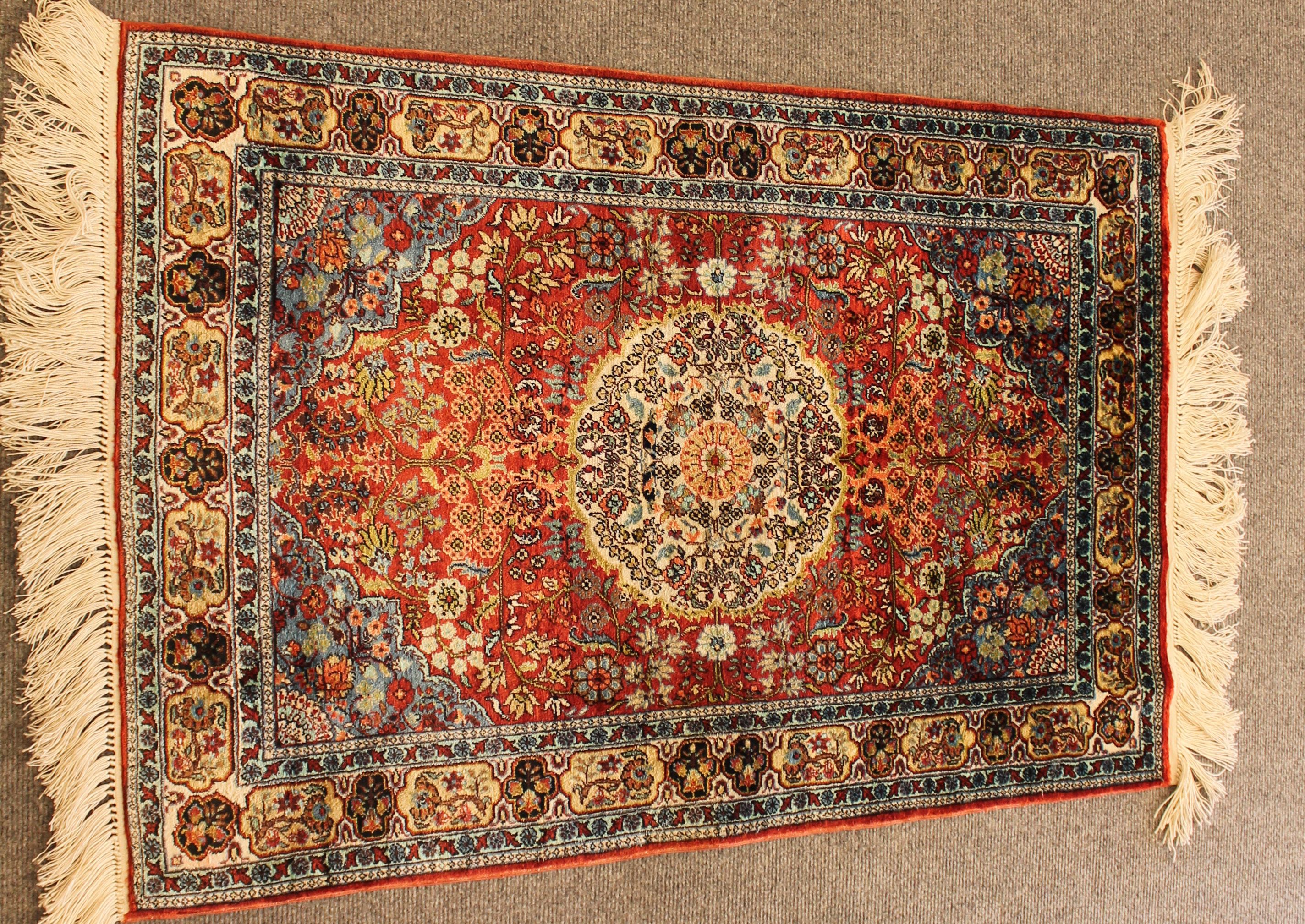 Silk Qom rug