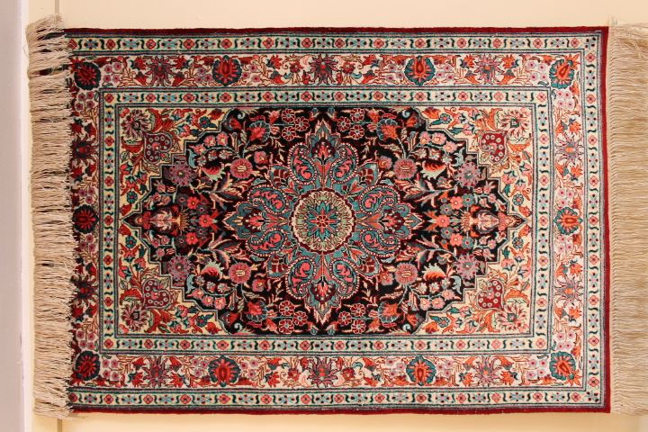 Silk Qom rug