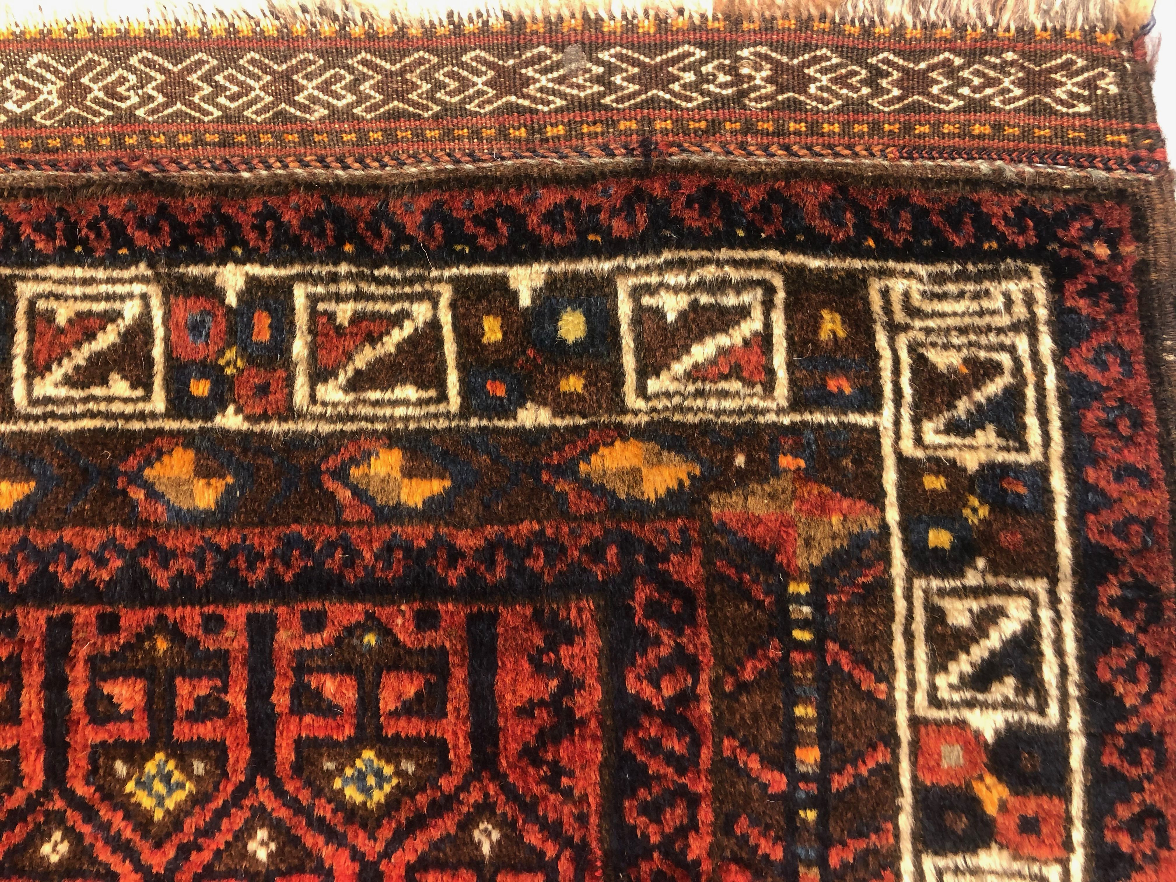 Kurdish Baluch bag face