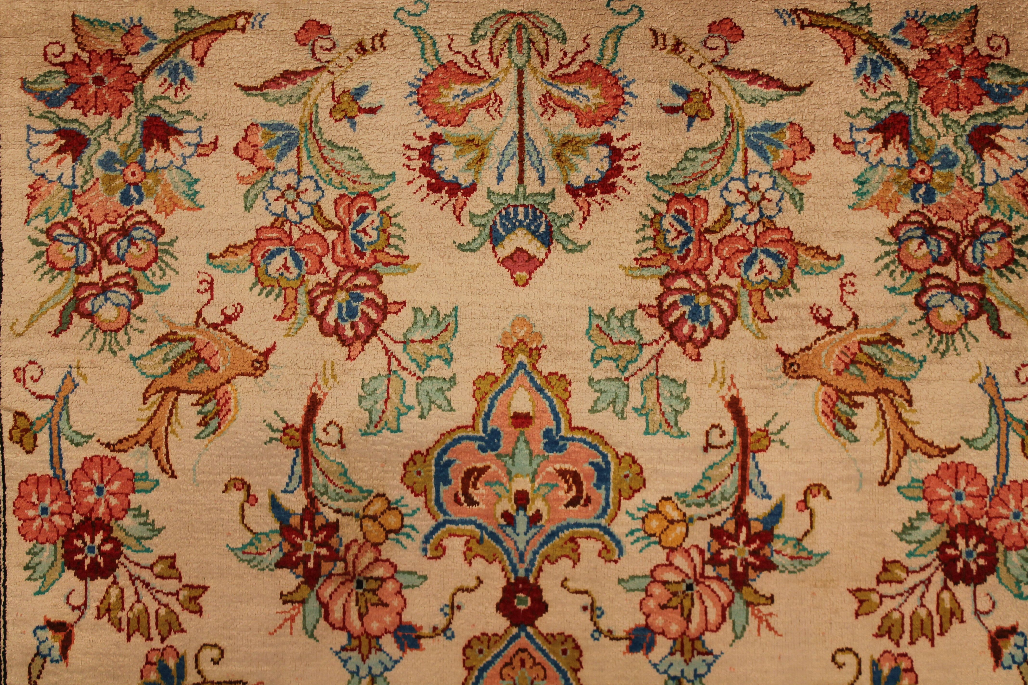 Silk Qom rug