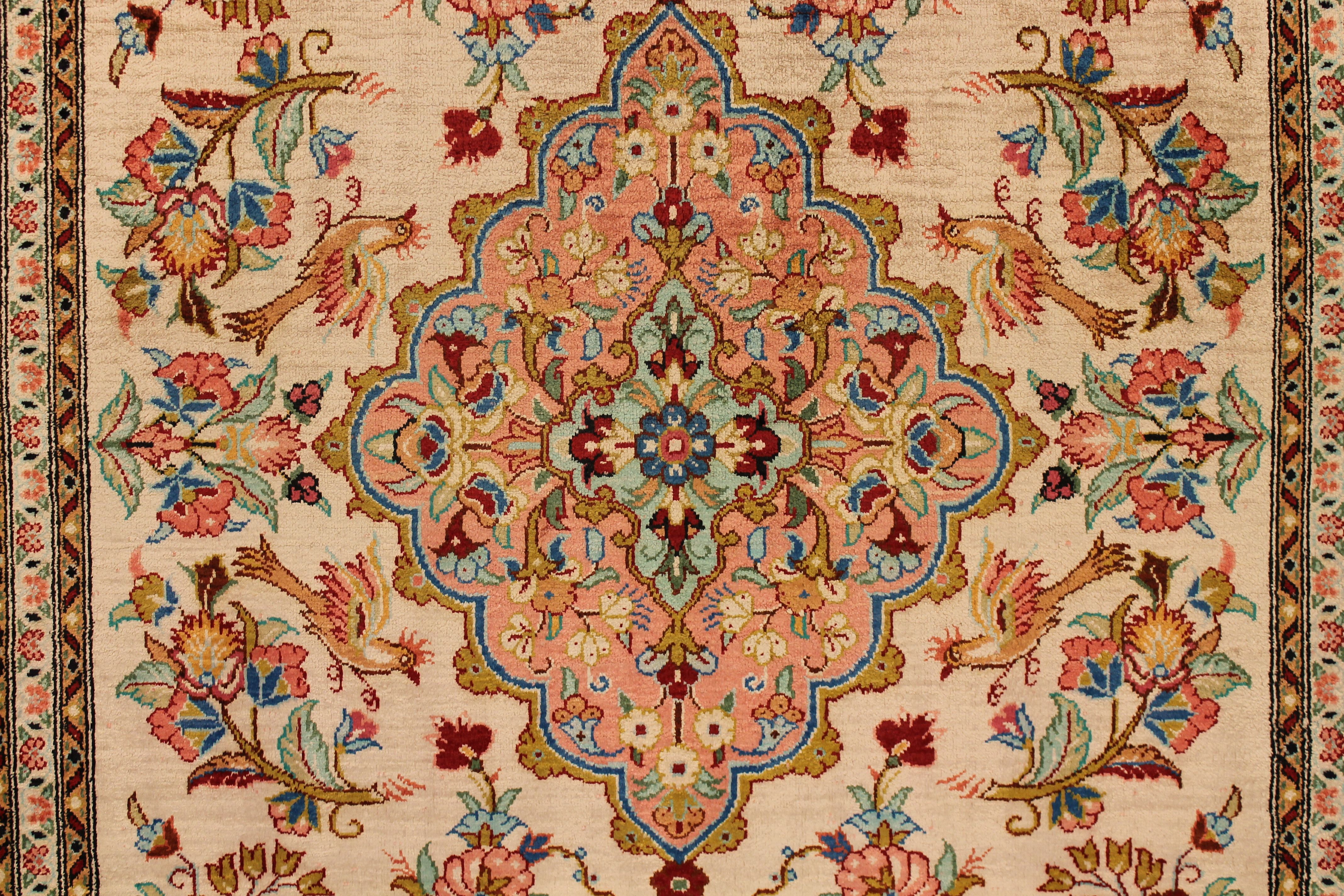 Silk Qom rug