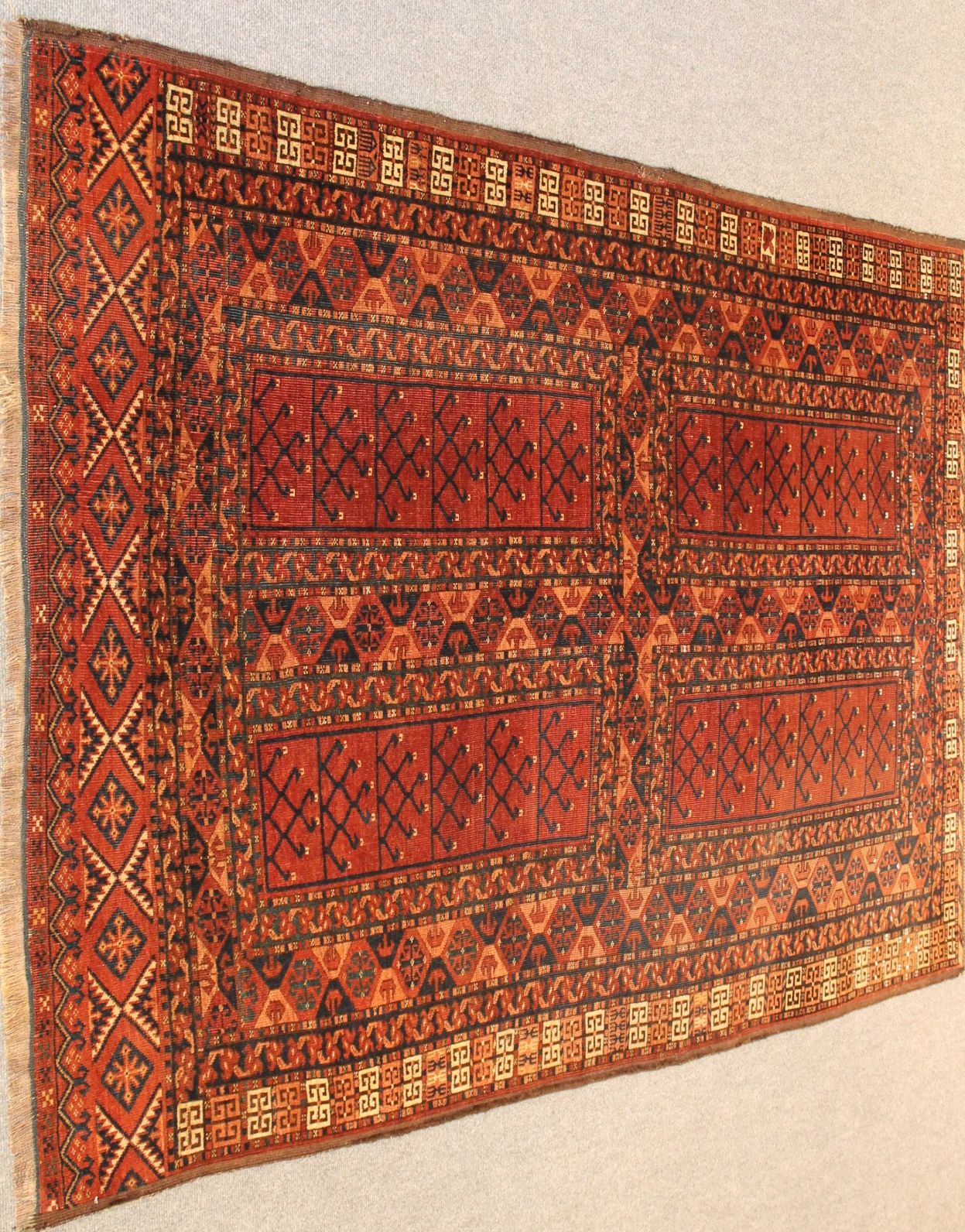 Antique Ensi Ersari rug