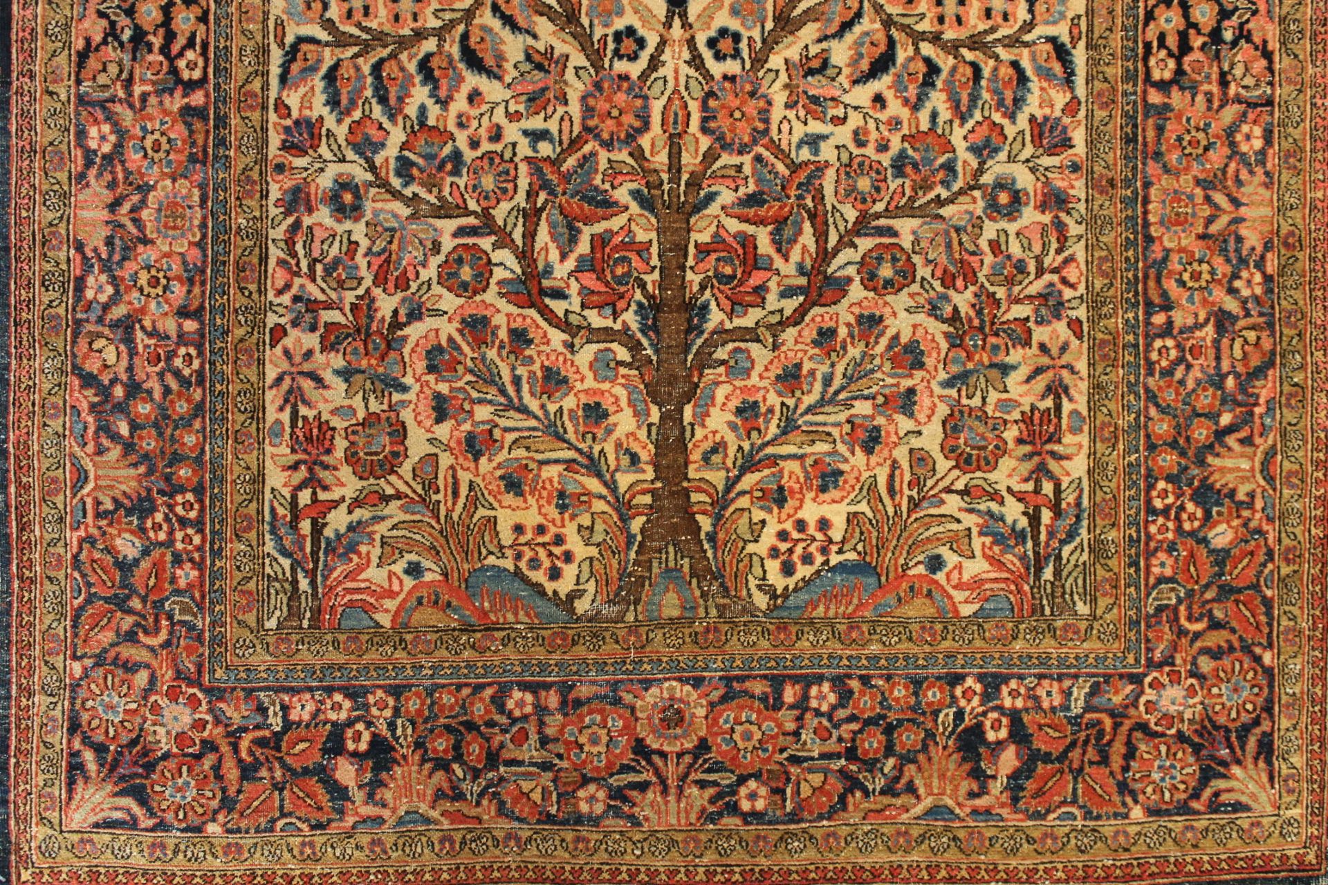 Antique Kashan rug