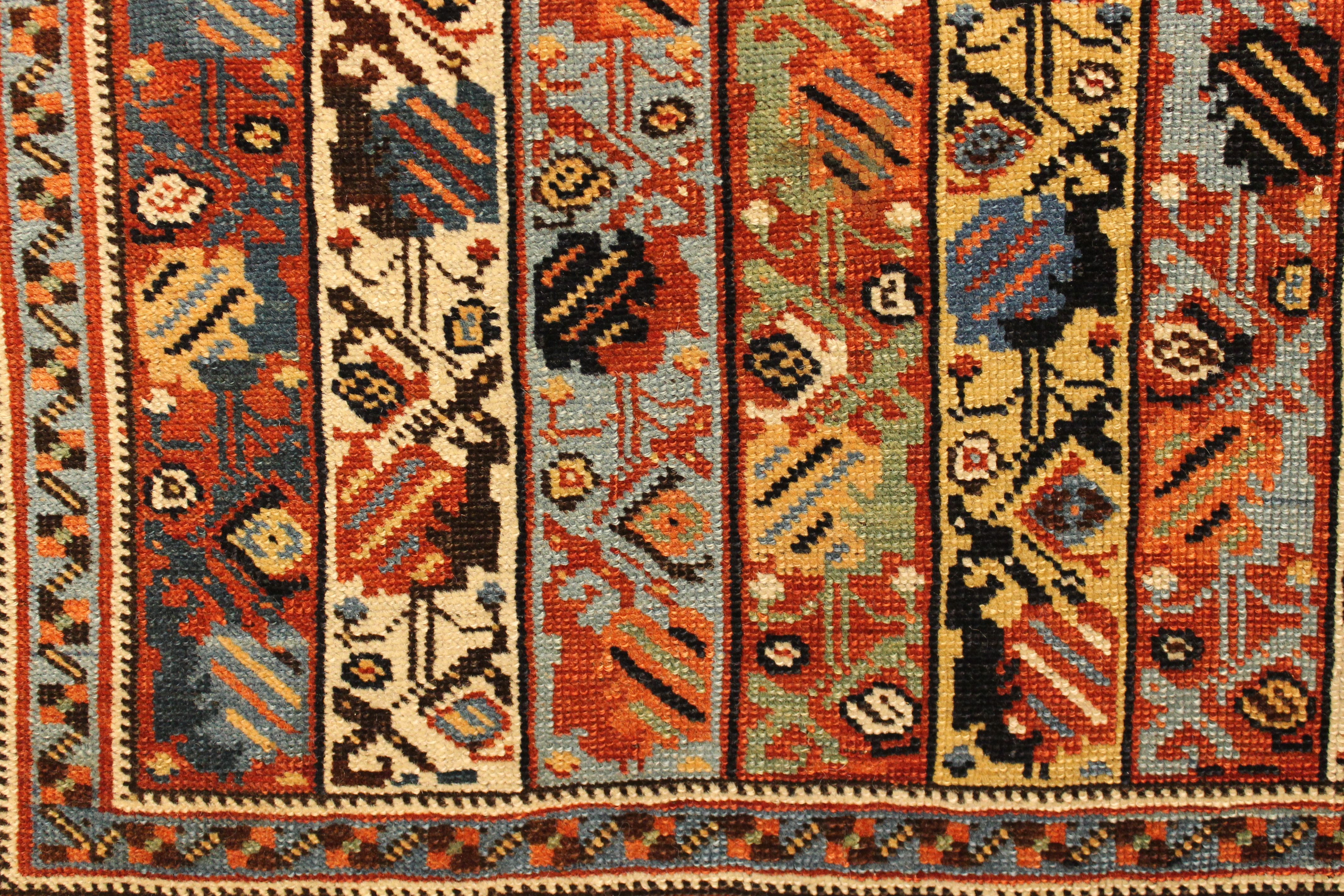 Antique Khamseh rug