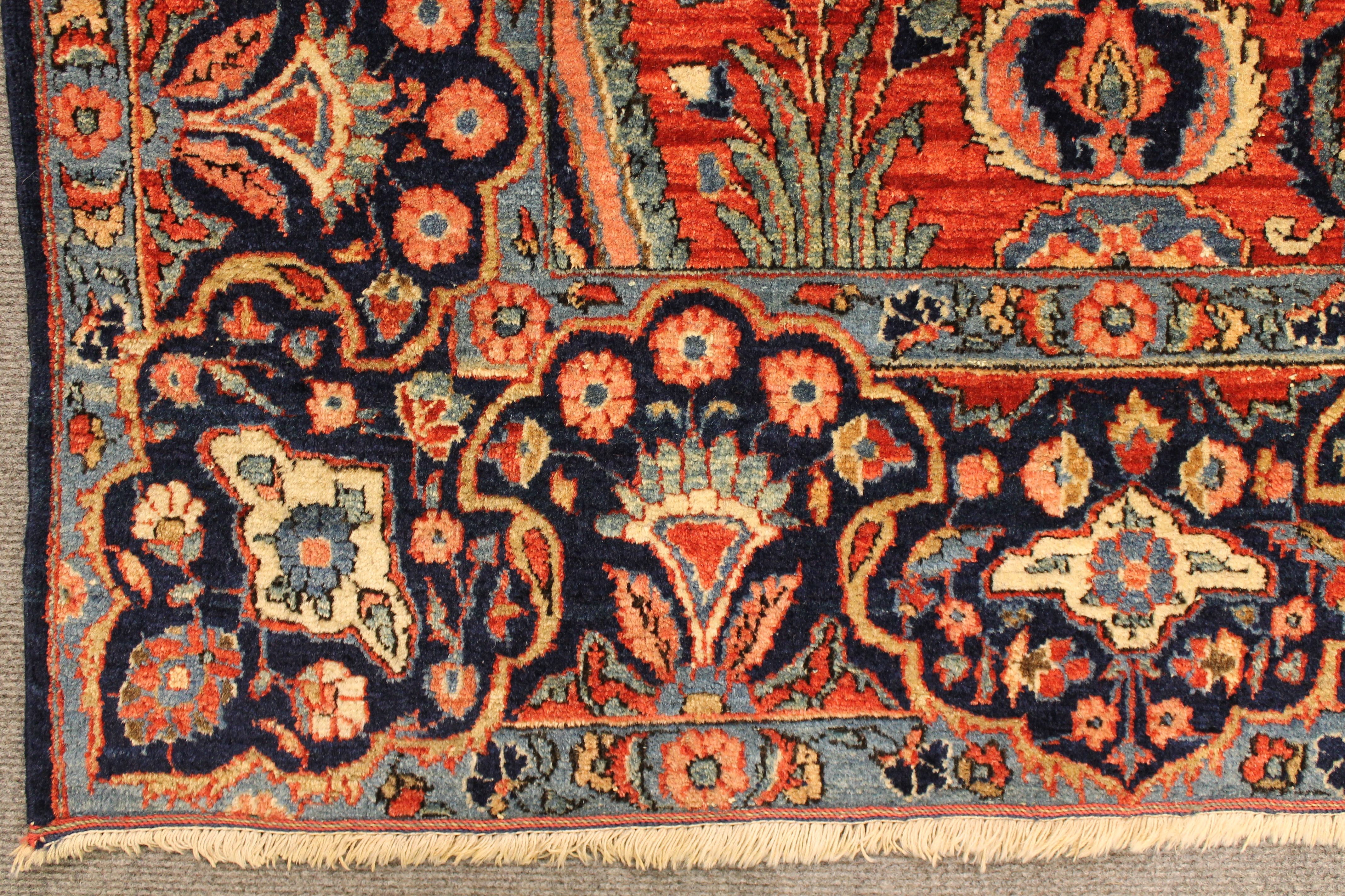 Antique Kashan rug