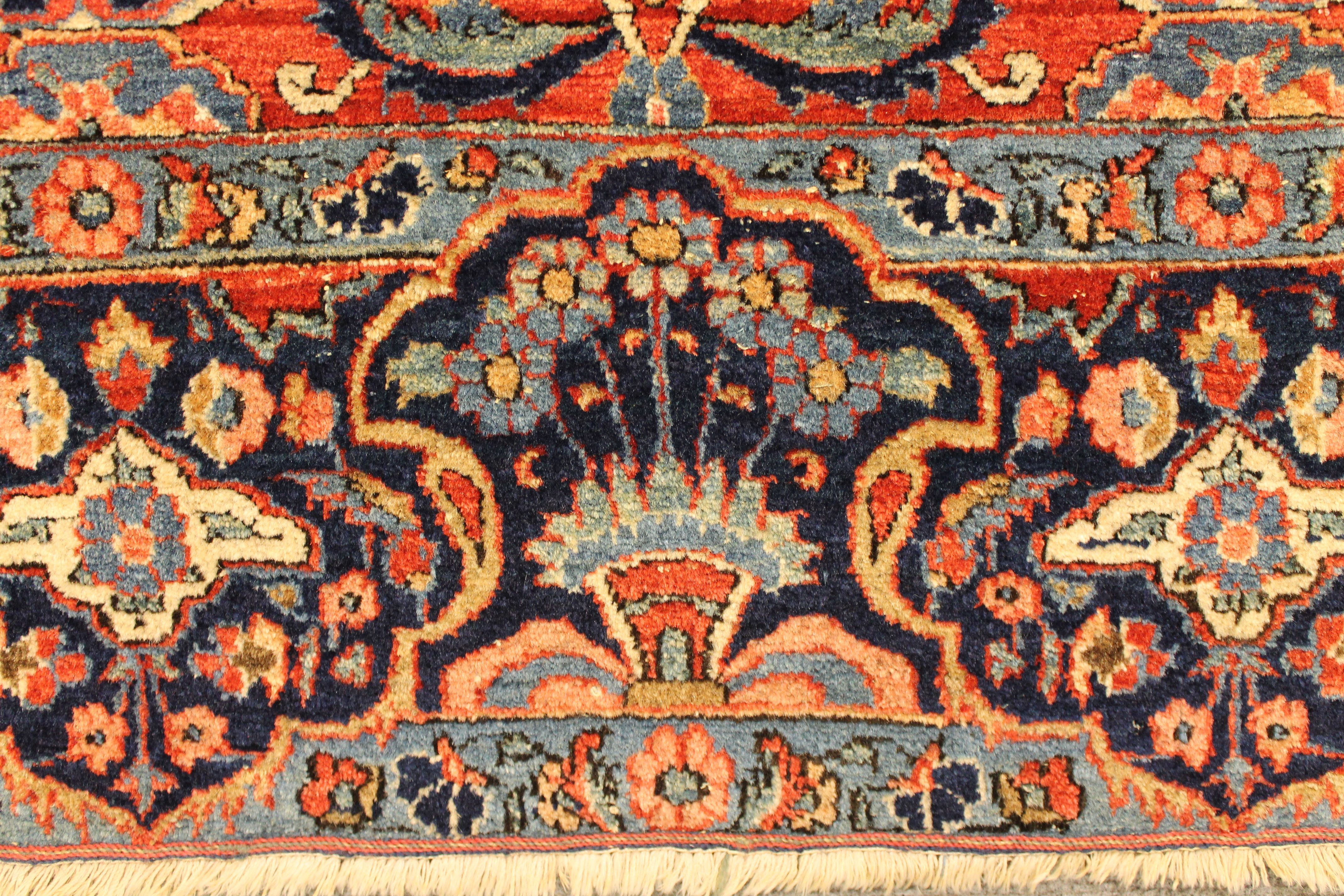 Antique Kashan rug