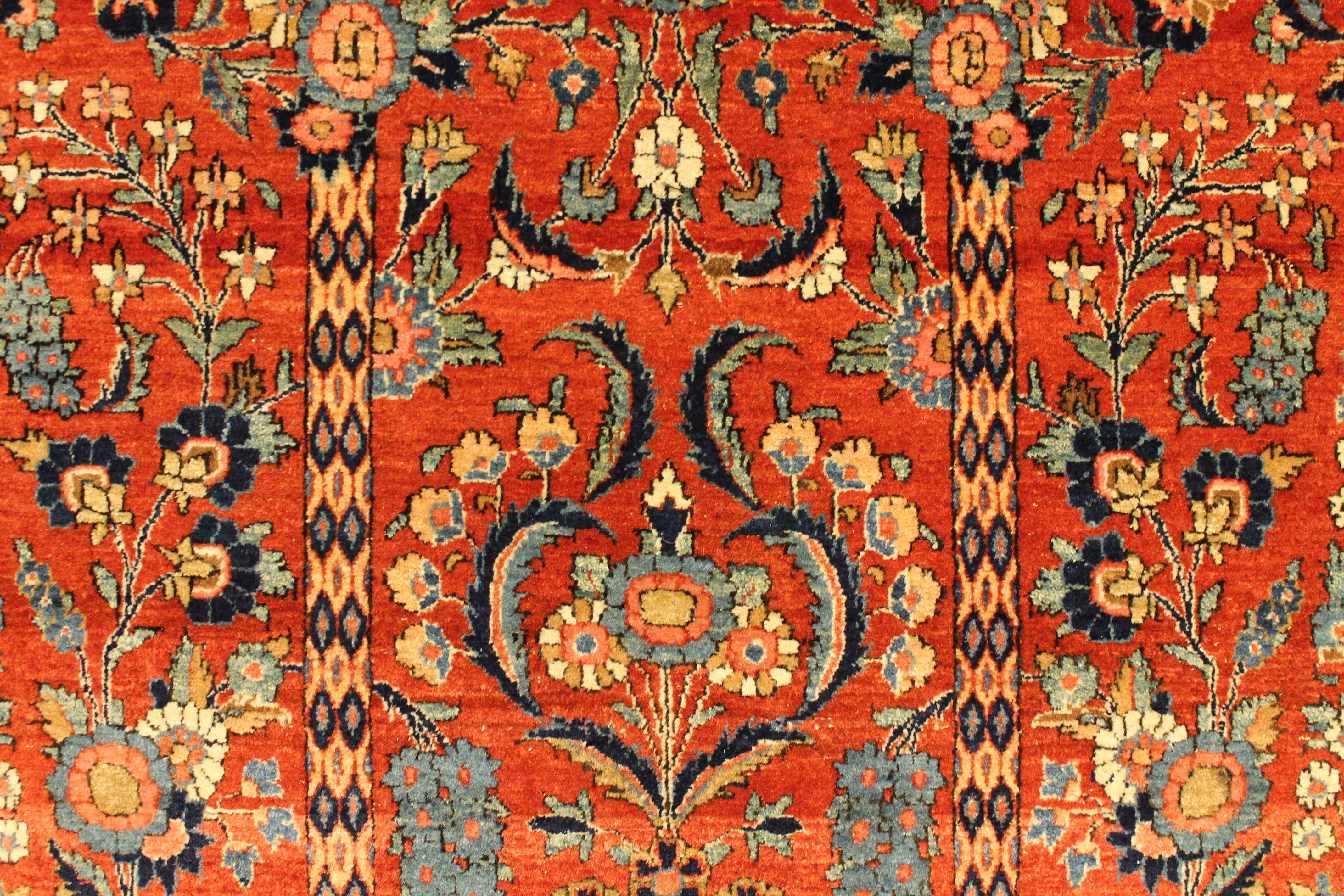 Antique Kashan rug