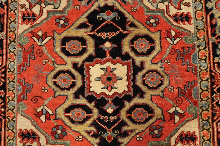 Antique Heriz rug