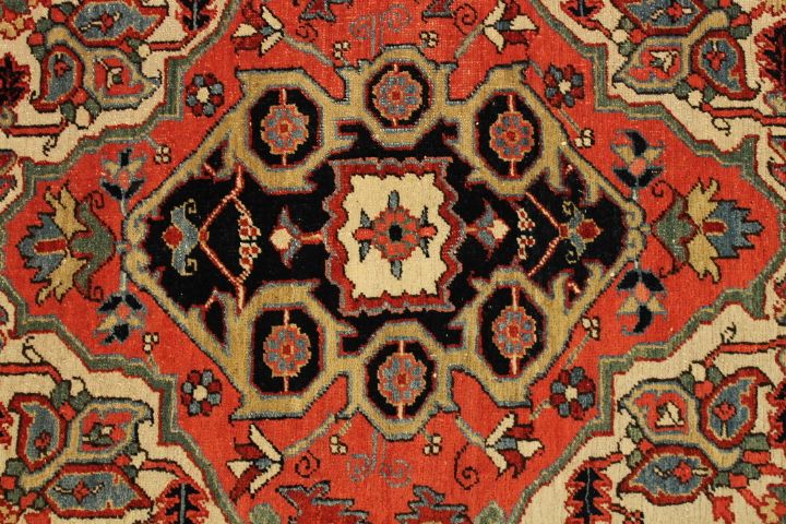 Antique Heriz rug