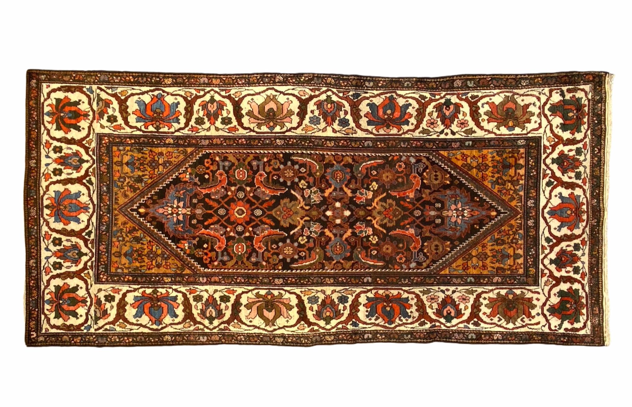 Antique Bakhtiar long rug