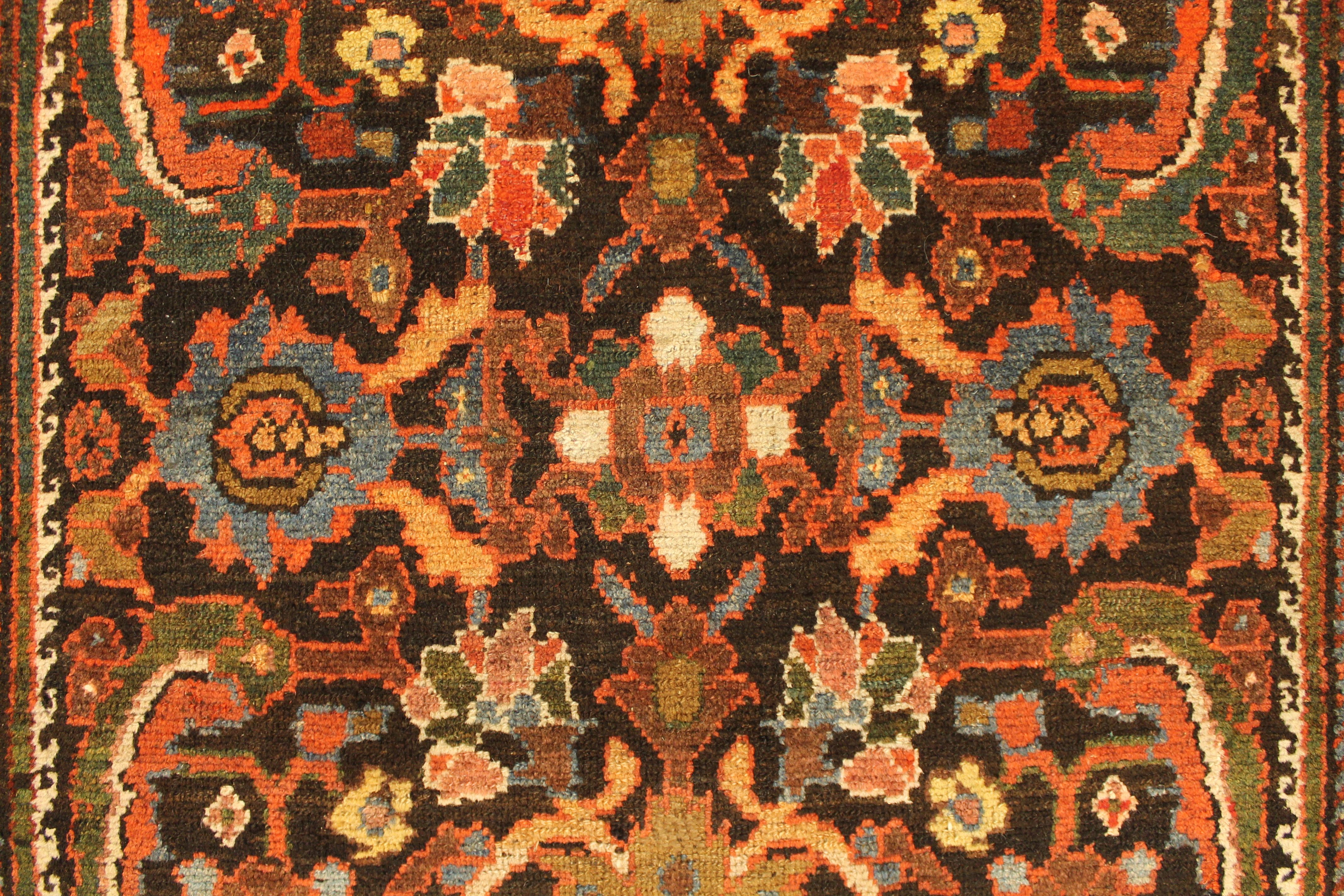 Antique Bakhtiar long rug